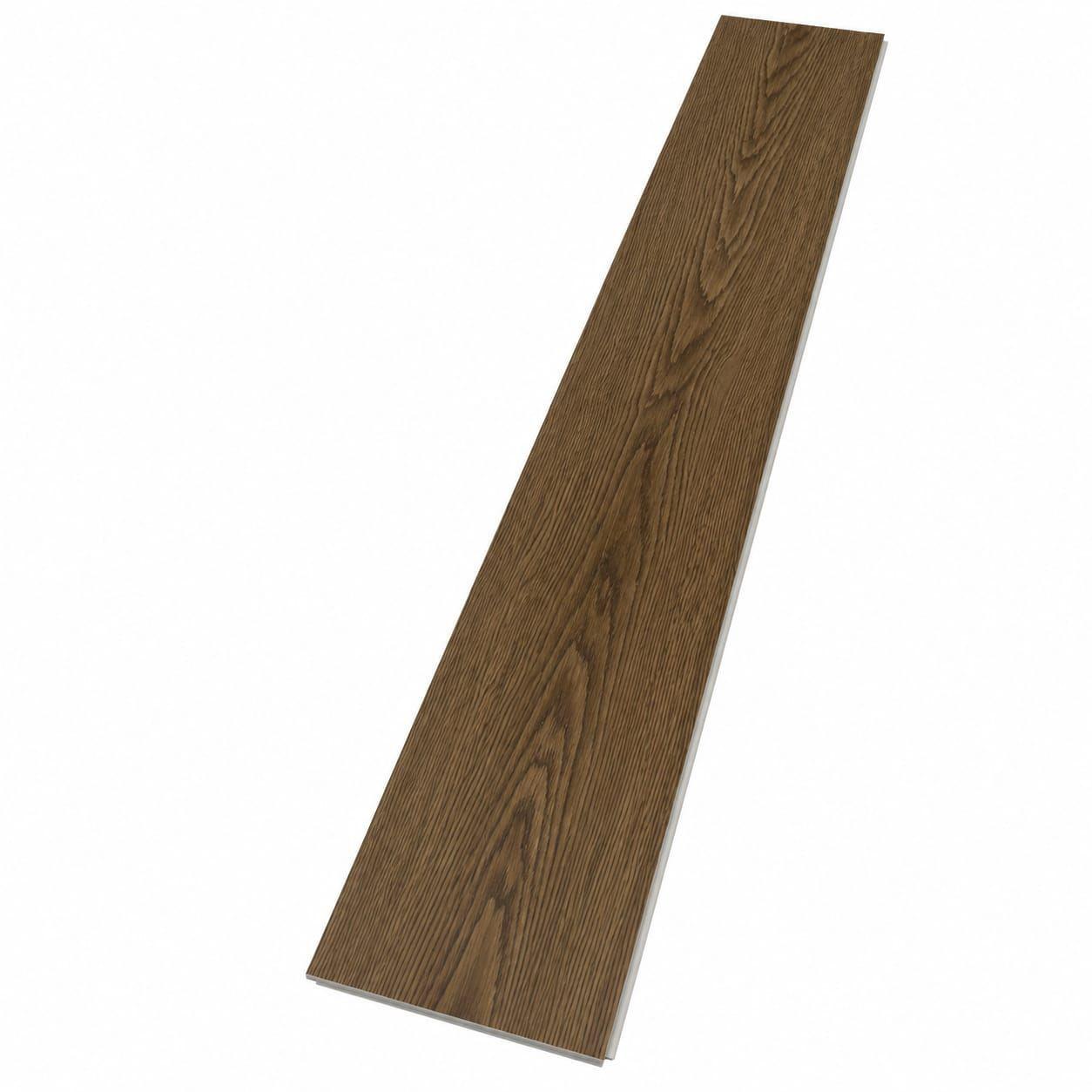 Piso Vin lico SPC Caf Oscuro 122x19cm Caja 2 23 m B B Home base de goma integrada-3