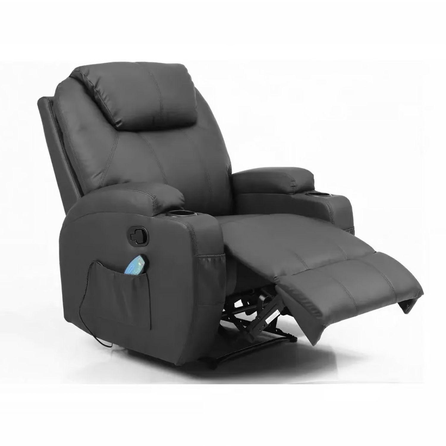 BERGER RECLINABLE ELECTRICO 1 CUERPO NEGRO-2
