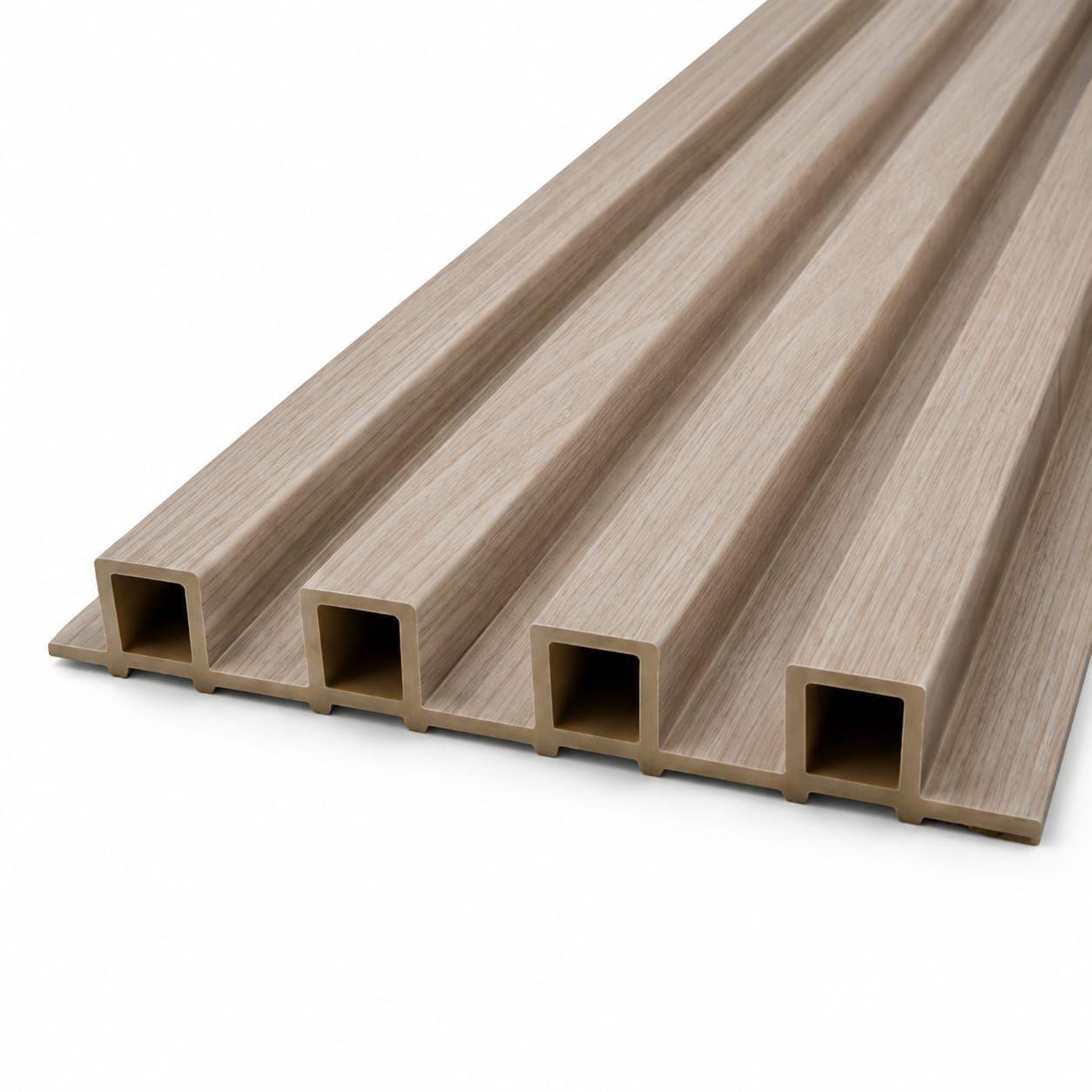 WALL PANEL PVC 10 PZS 3D 250X16 CM BEIGE WP 01 BEIGUE CAMEL-2