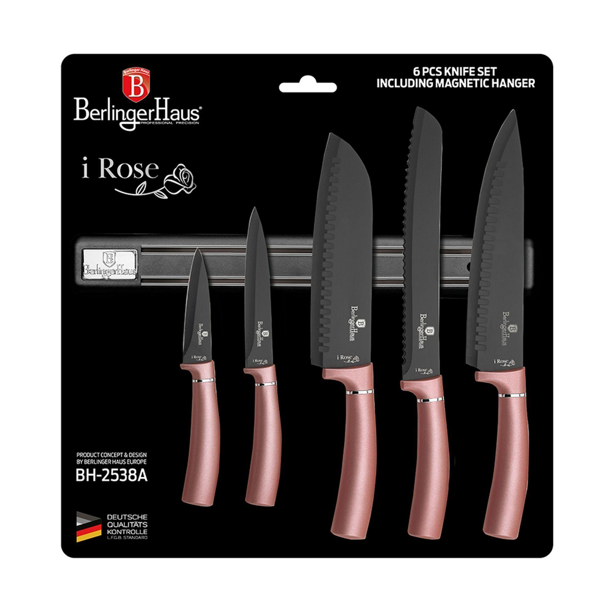Set de cuchillos 6 pcs + barra magnética -2