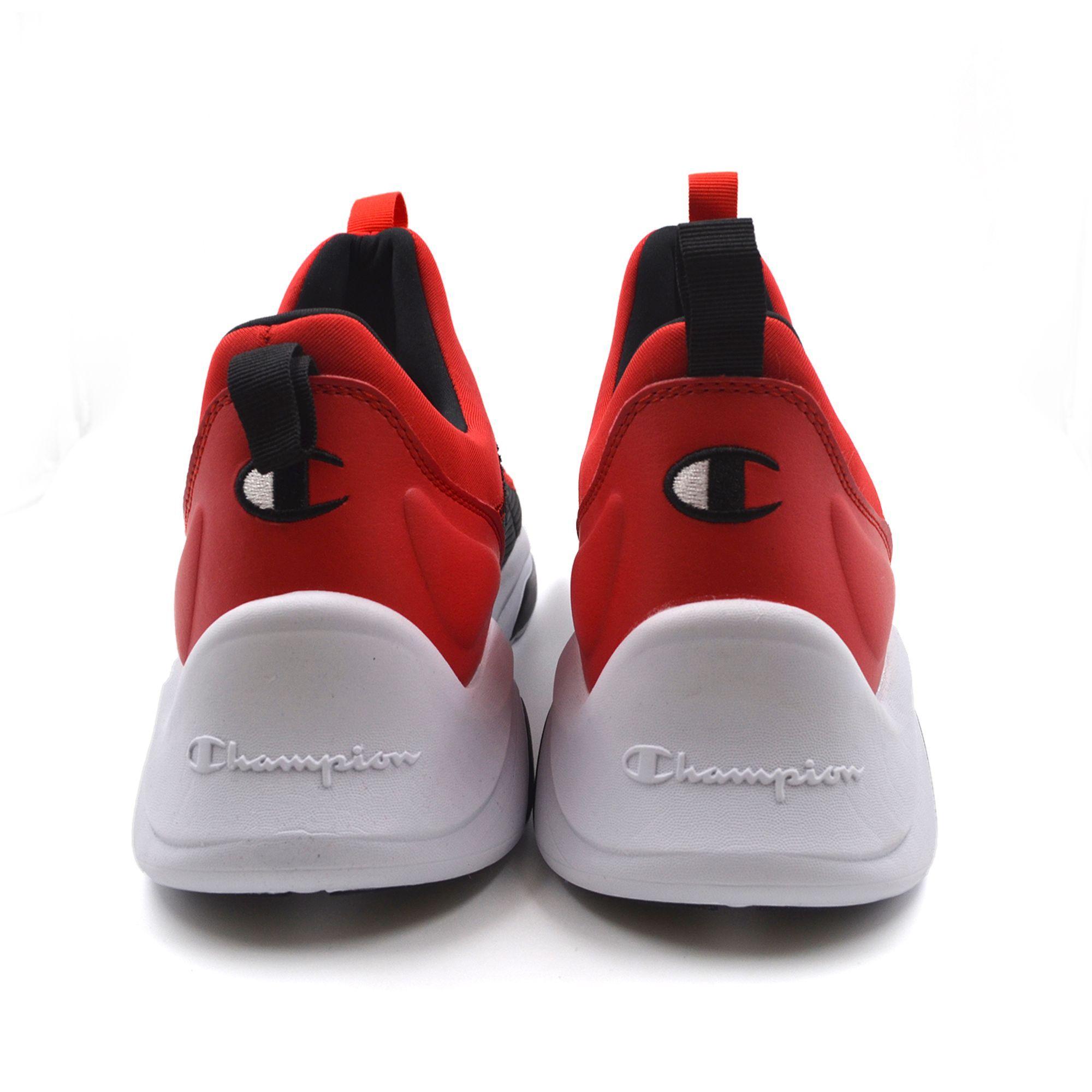 zapatilla champion hombre  color rojo-3