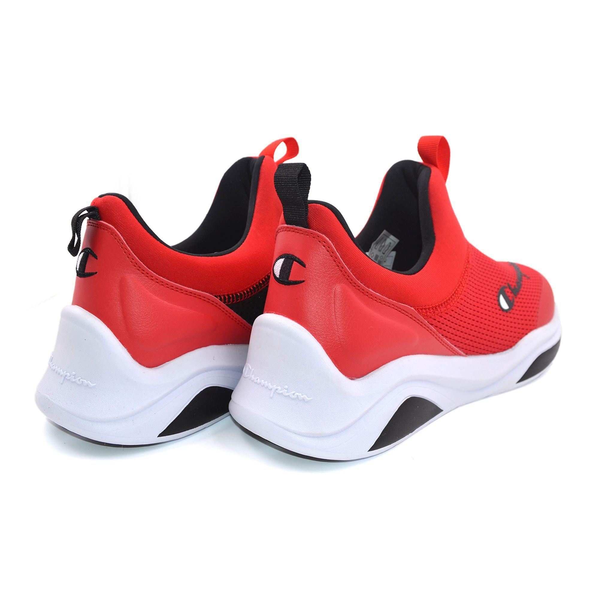 zapatilla champion hombre  color rojo-4