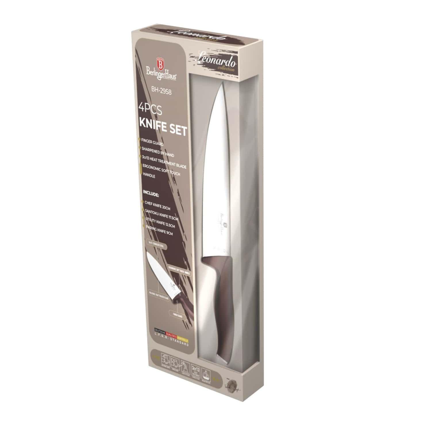 SET DE CUCHILLOS 4 PZS ACERO INOXIDABLE-2