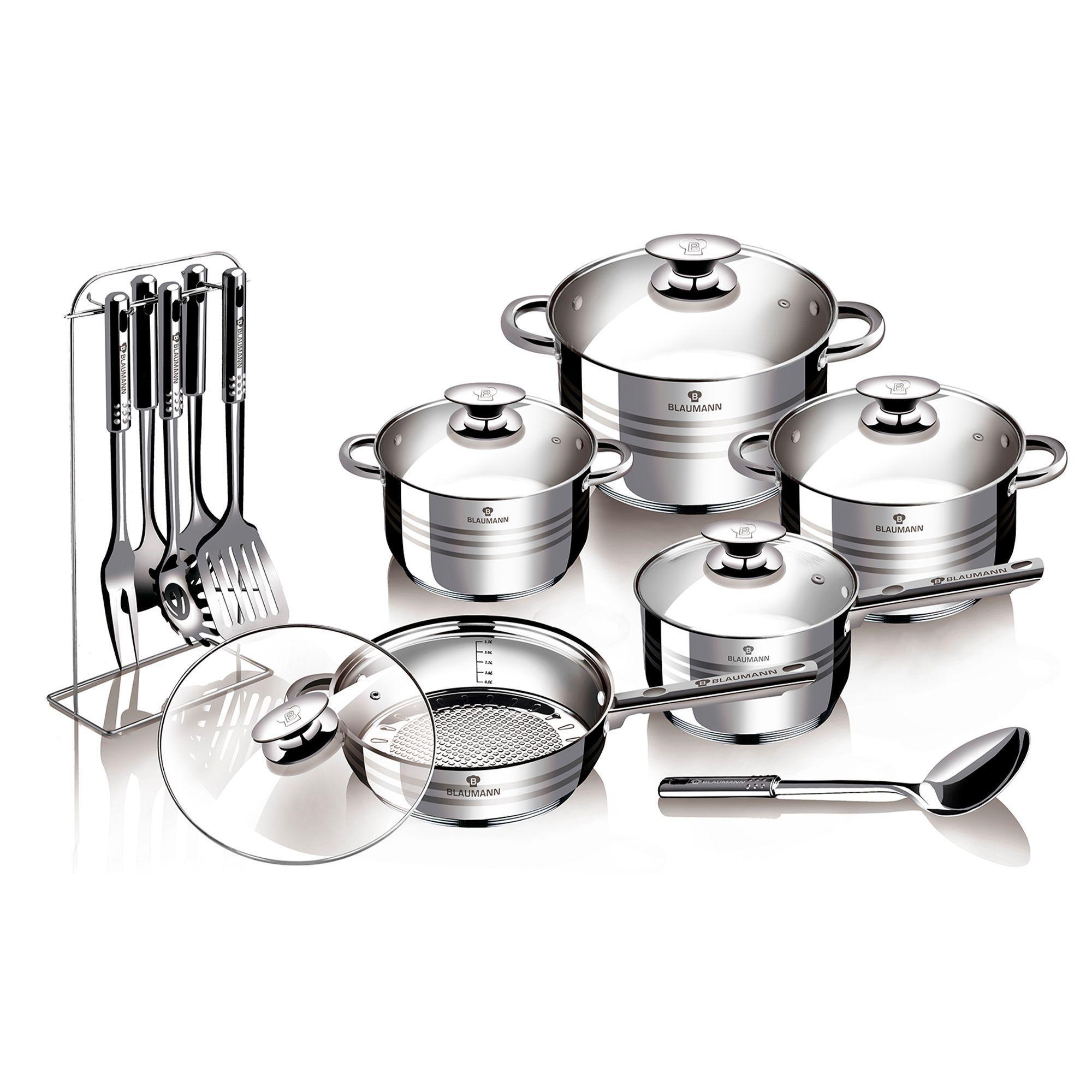 BATERIA 17 PIEZAS  LINEA PREMIUM GOURMET INDUCCION-2