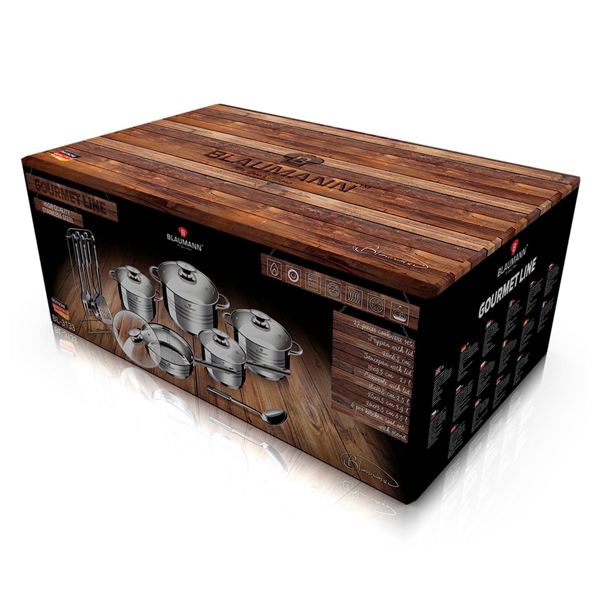 BATERIA 17 PIEZAS  LINEA PREMIUM GOURMET INDUCCION-3