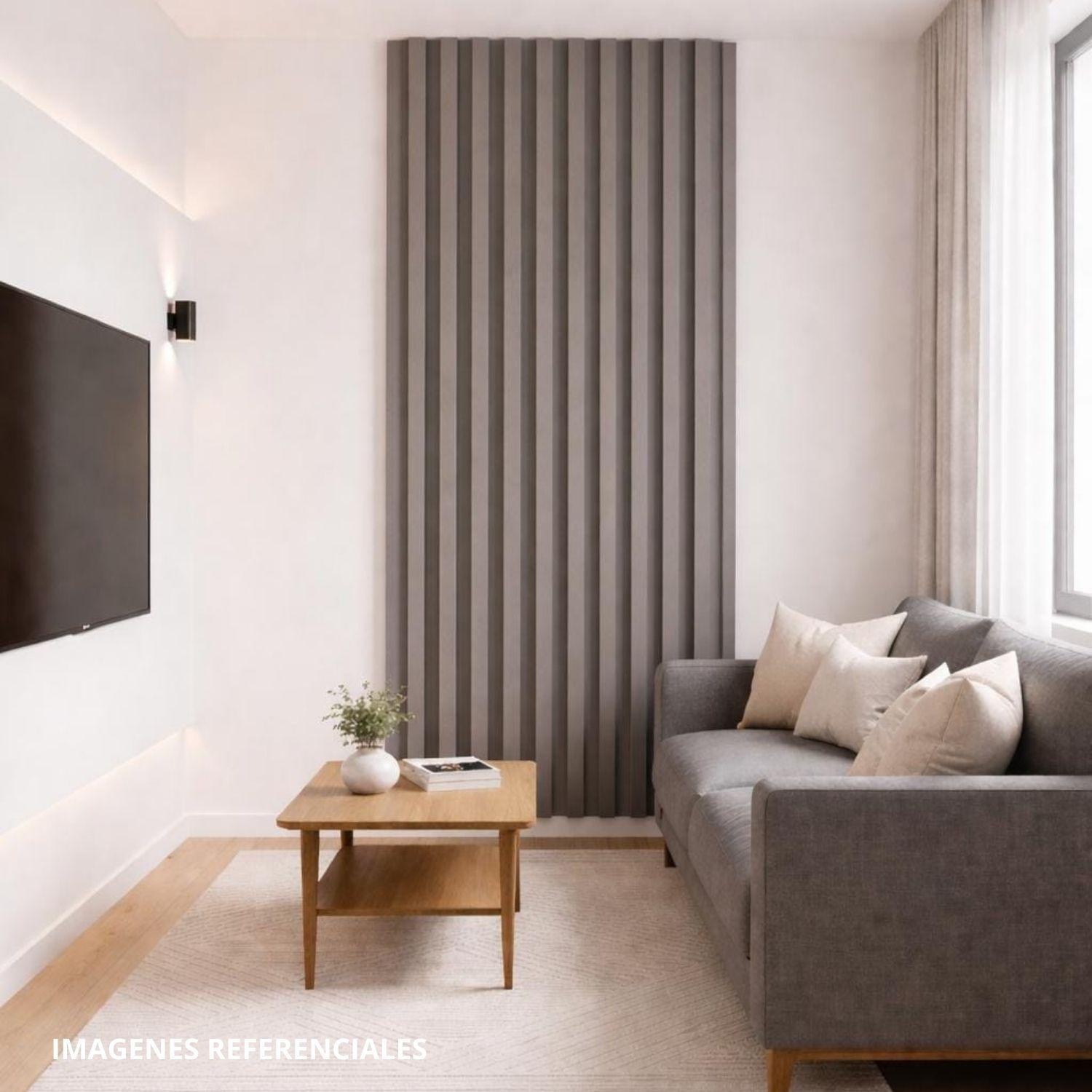 WALL PANEL PVC 10 PZS 3D 16x250 cm Gris Claro-2