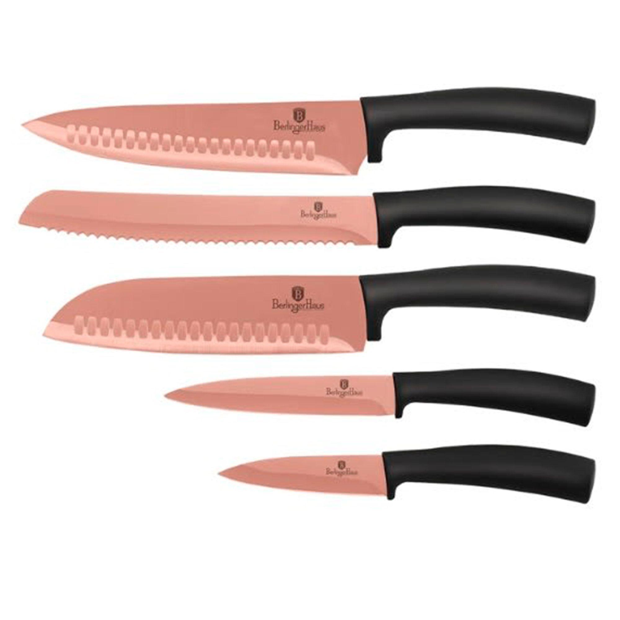 Set de cuchillos 6 pcs  color Cobre-1