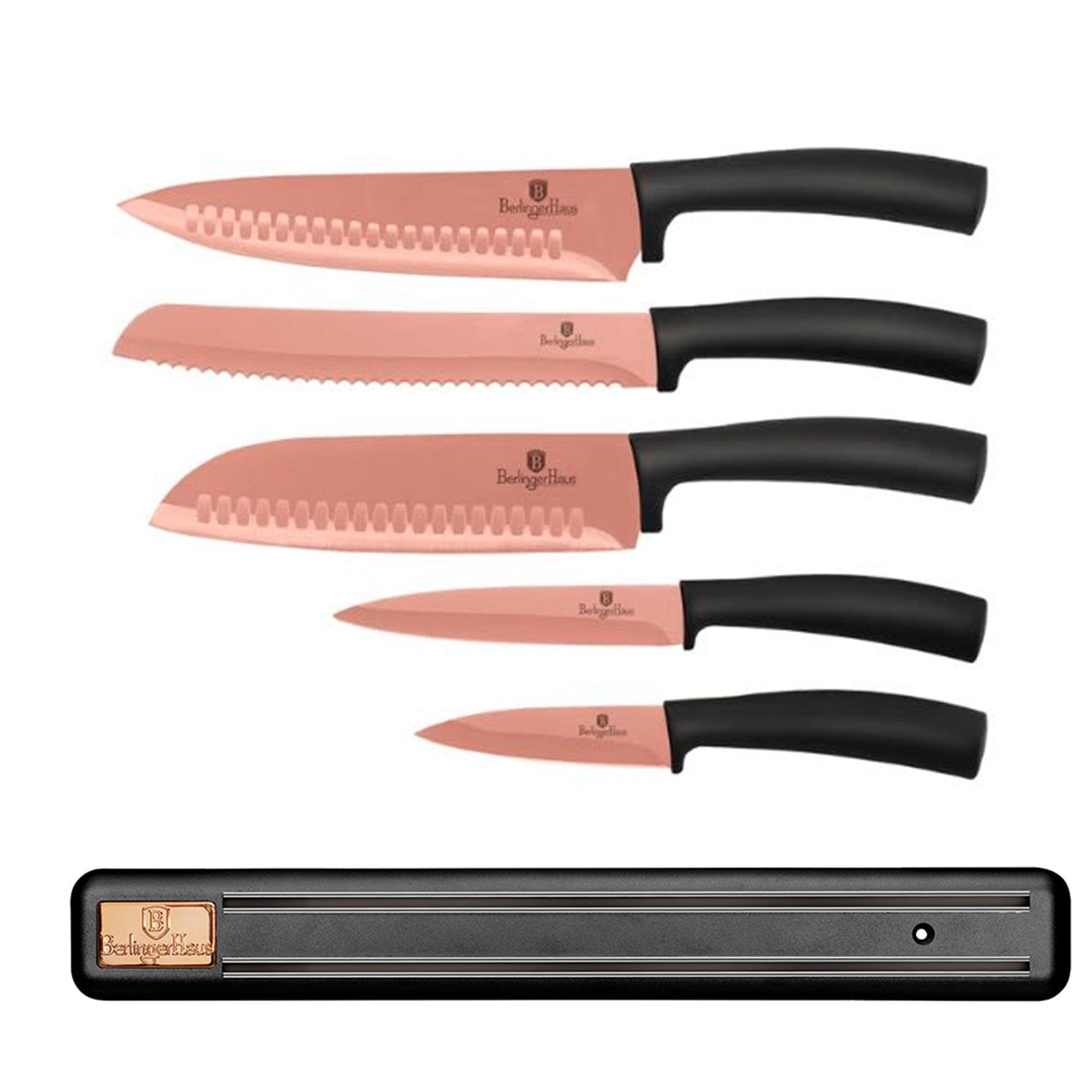 Set de cuchillos 6 pcs  color Cobre-2
