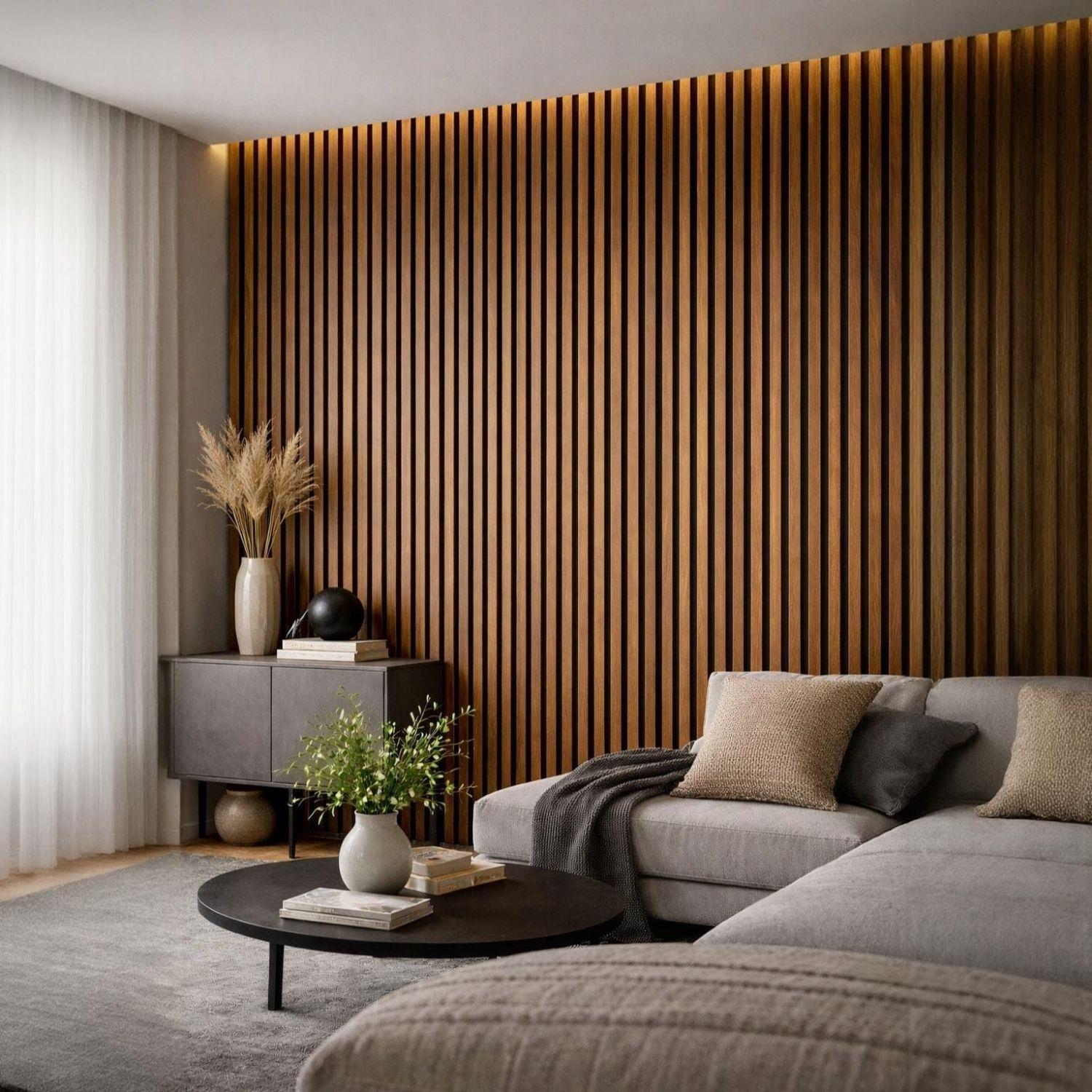 WALL PANEL PVC 20 PZS 3D 240X15 CM CAFE NEGRO BICOLOR-2