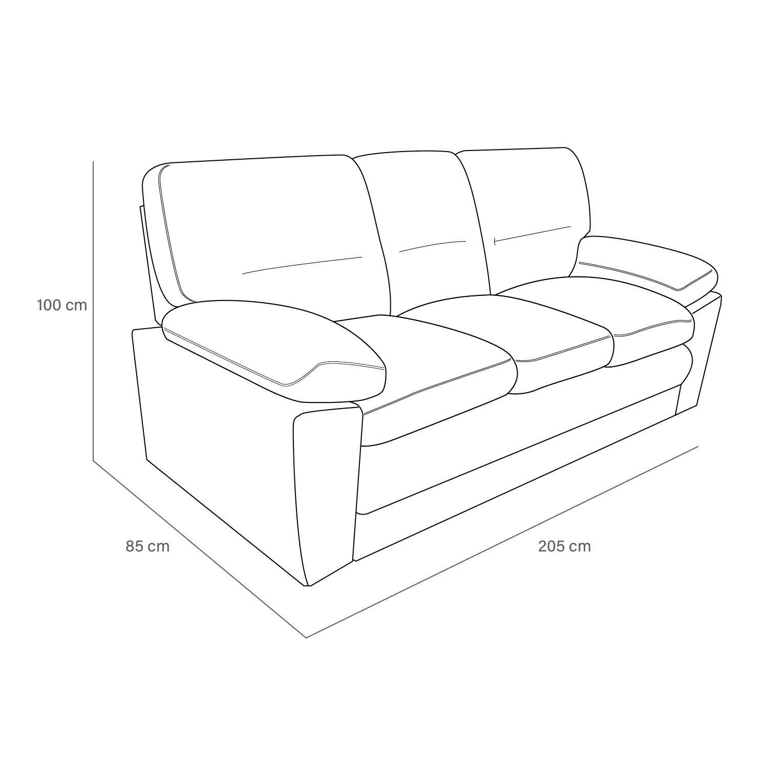 SOFA  3 CUERPOS ODH YORK, COLOR CAFE MORO-4
