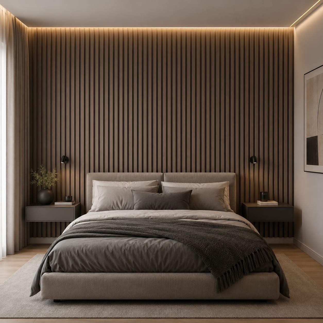WALL PANEL PVC 10 PZS 3D 250X16 CM CAF WP 10 NOGAL SIENA-3