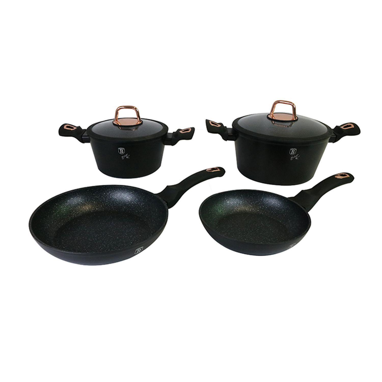 BATERÍA DE COCINA DE 10 PIEZAS BERLINGER HAUS BH/6149 BLACK ROSE COLLECTIO-2