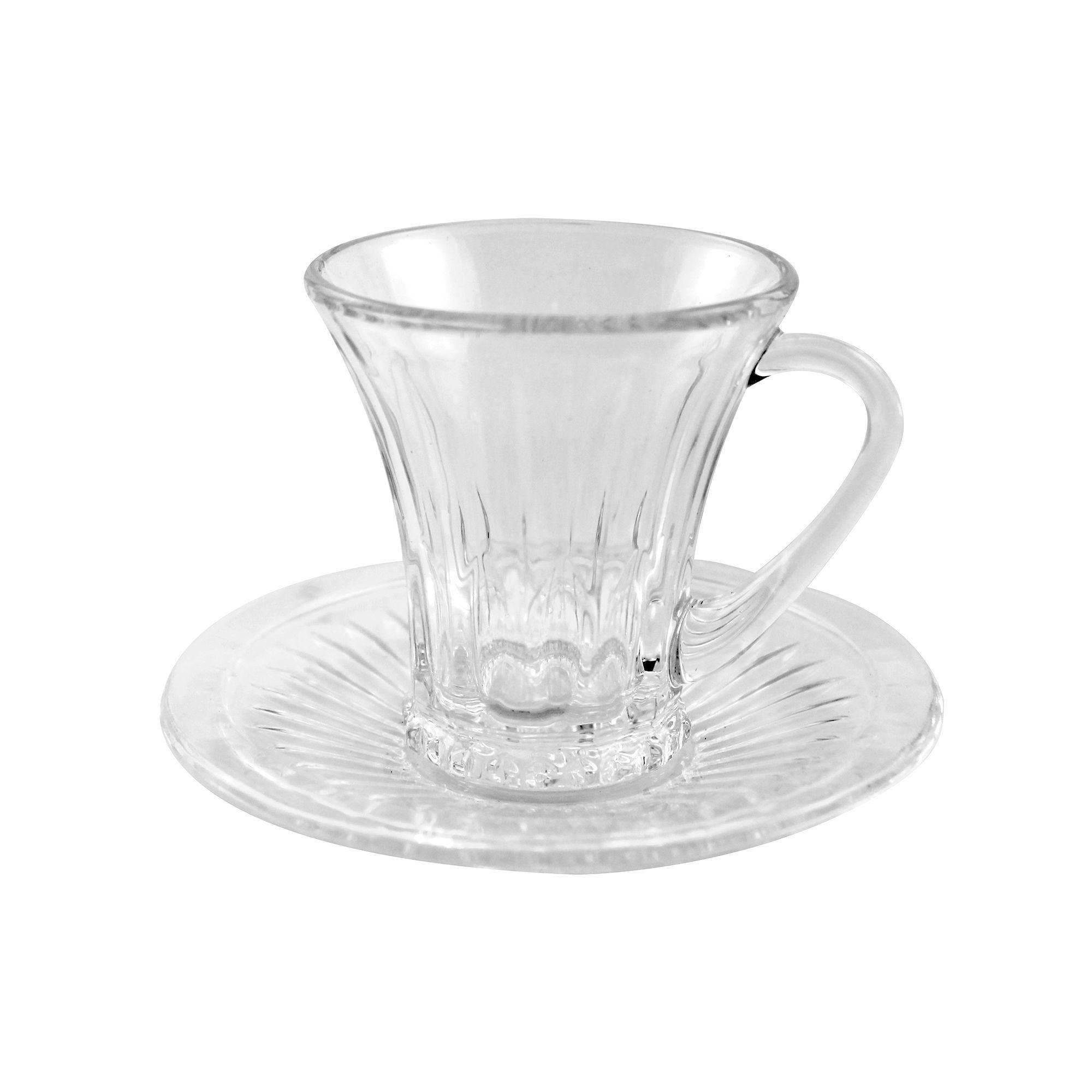 set de tasas de cristal para cafe expreso 12  piezas-2