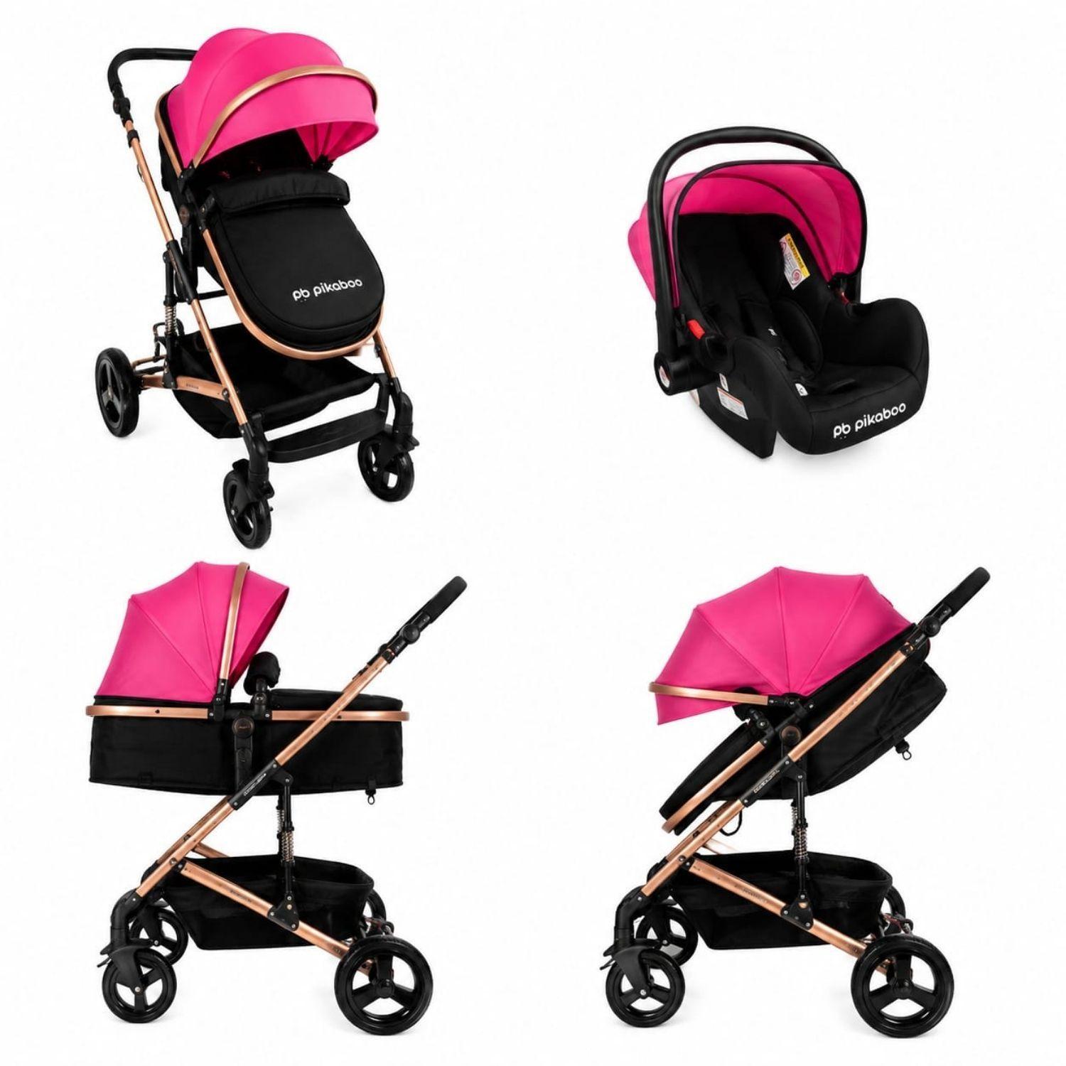 Coche Travel System FJ Rosado Pikaboo-1