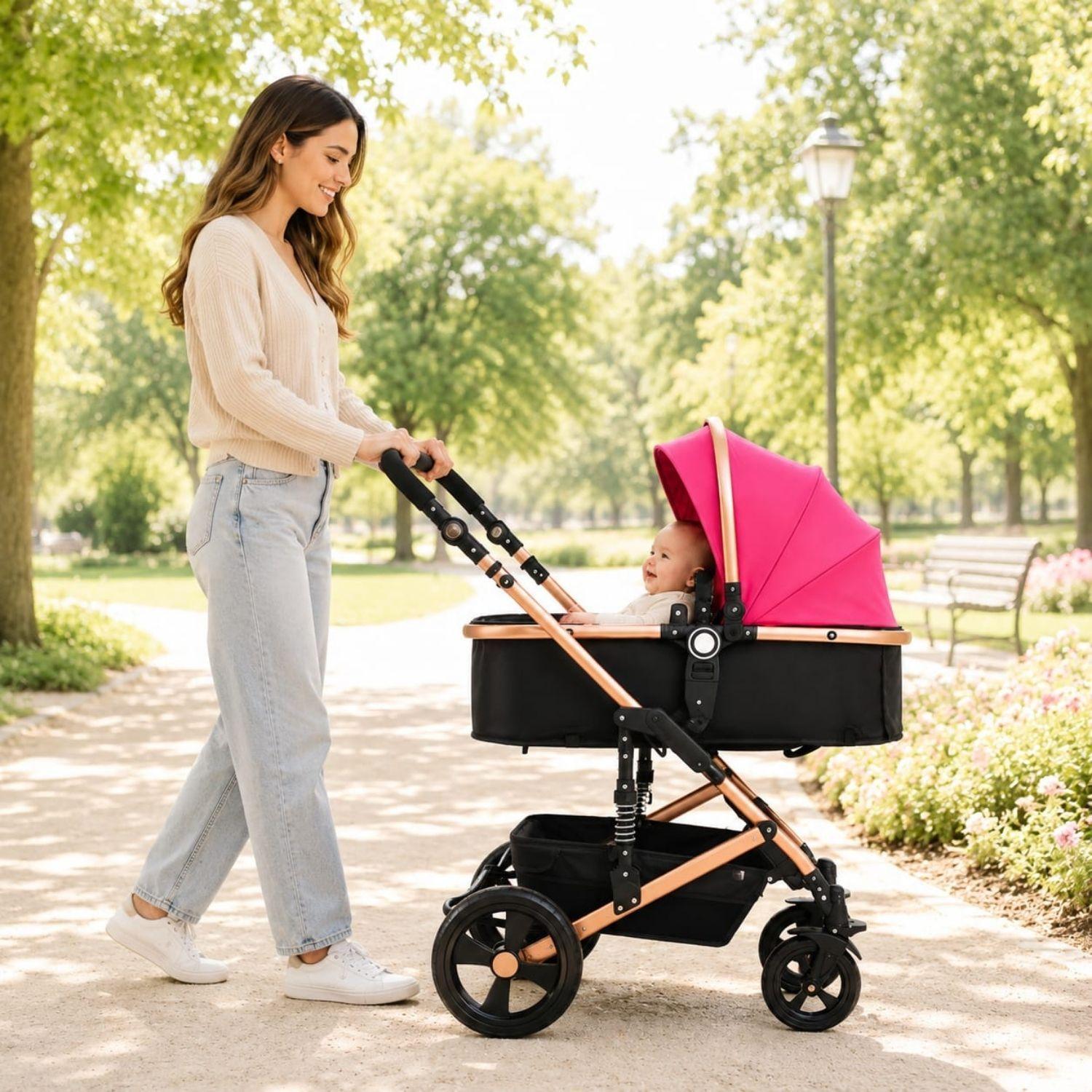 Coche Travel System FJ Rosado Pikaboo-4