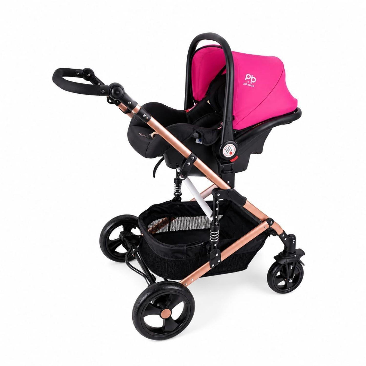 Coche Travel System FJ Rosado Pikaboo-6