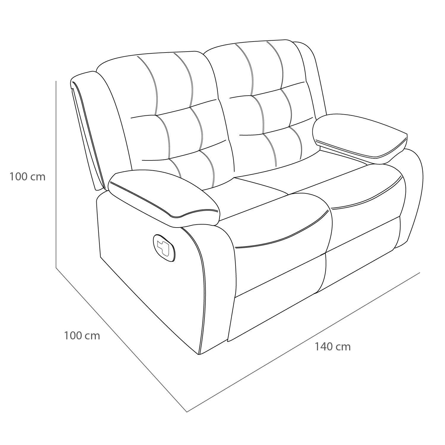 SOFA RECLINABLE 2 CUERPOS ODH NEW ITALIA -5