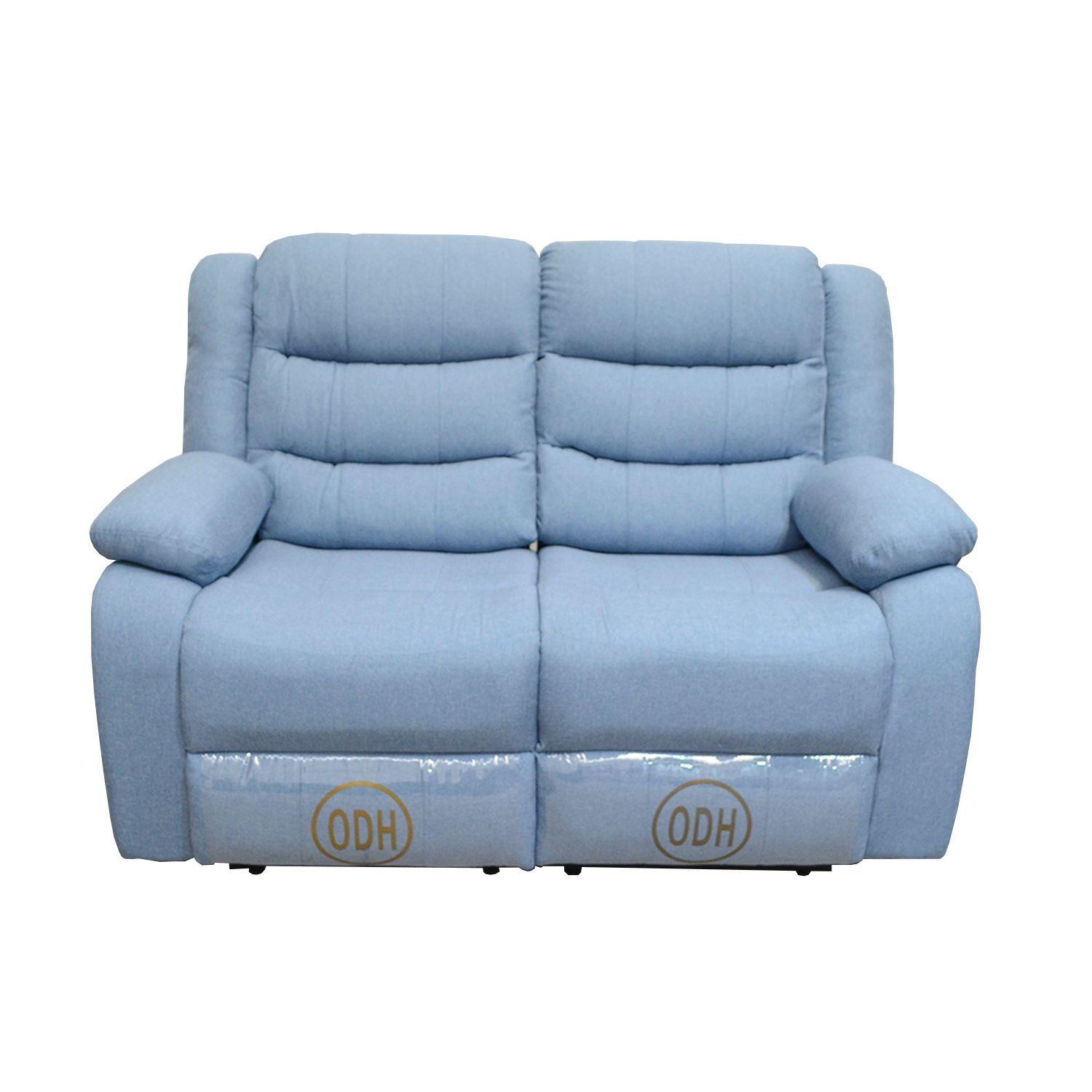 SOFA RECLINABLE 2 CUERPOS  ODH NEW ITALIA, COLOR JEANS-0