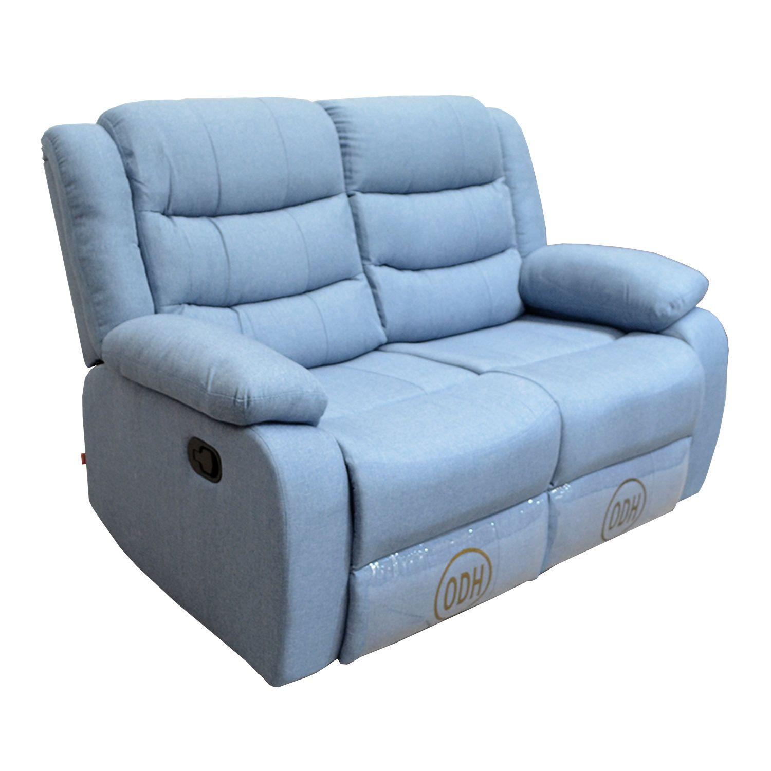 SOFA RECLINABLE 2 CUERPOS  ODH NEW ITALIA, COLOR JEANS-1