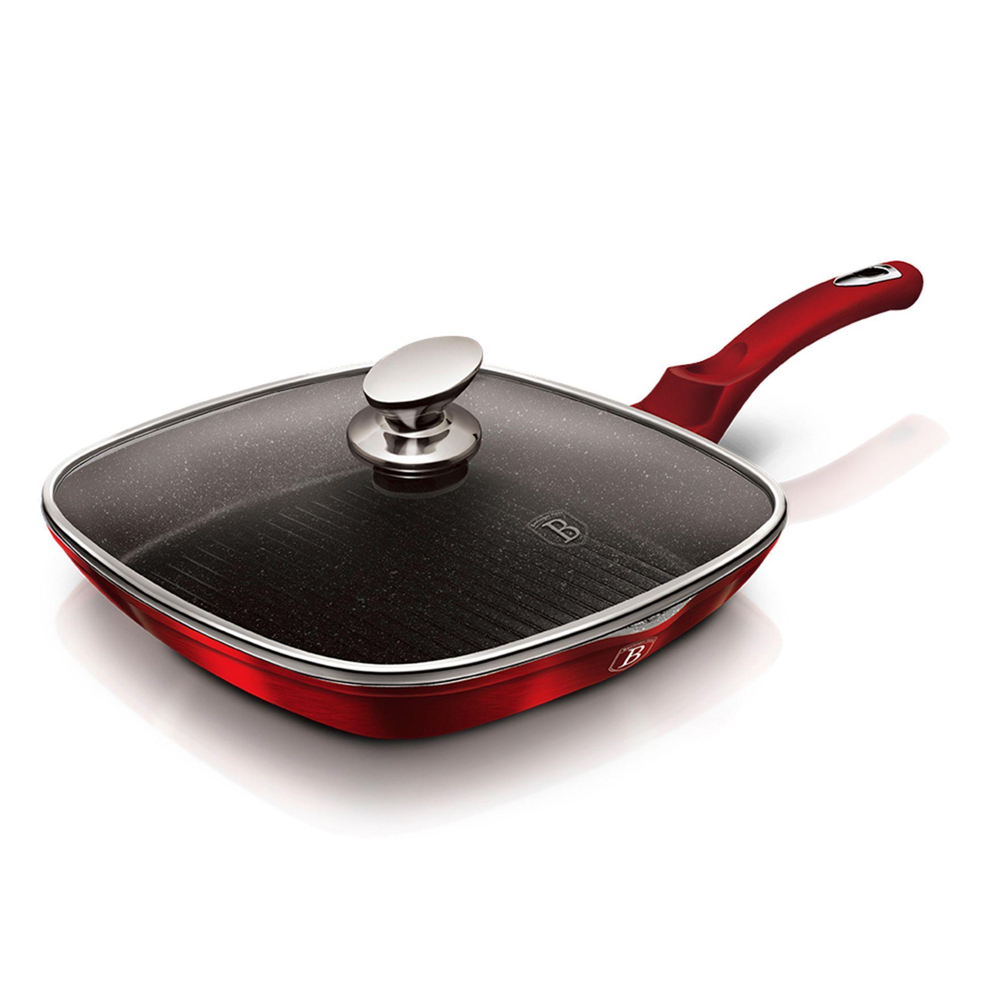 sarten grill con tapa alumminio forjado antihaderente 28 cm -1