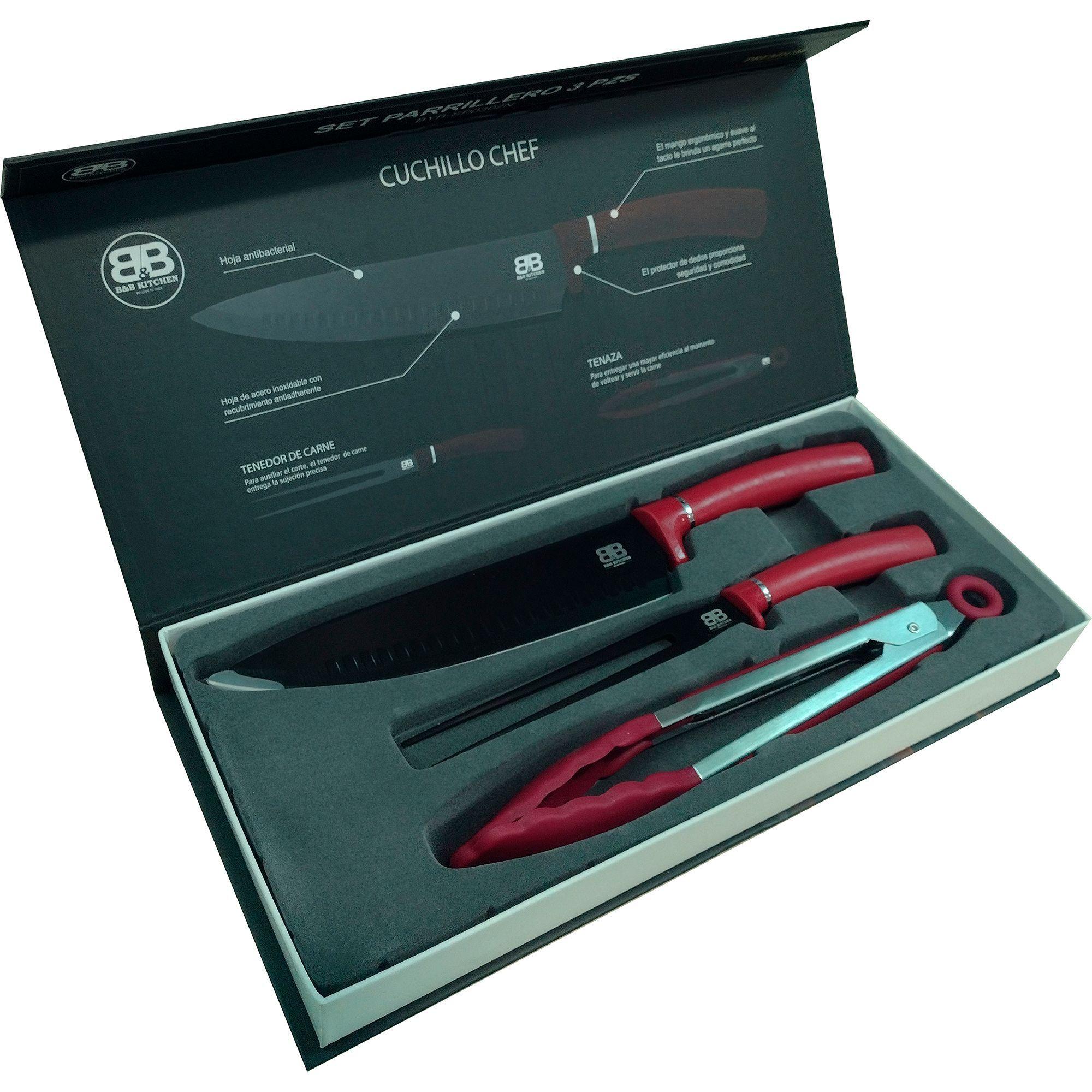 Set parrillero Premium 3 piezas-0