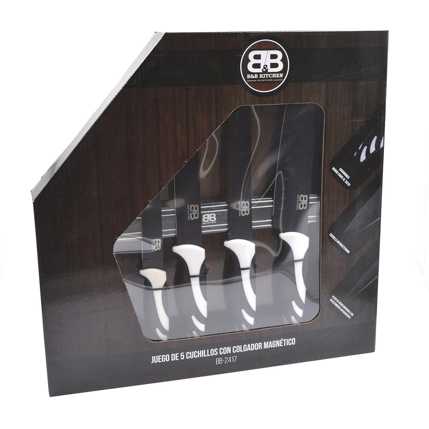 Set de cuchillos 5 pzs acero inoxidable-2