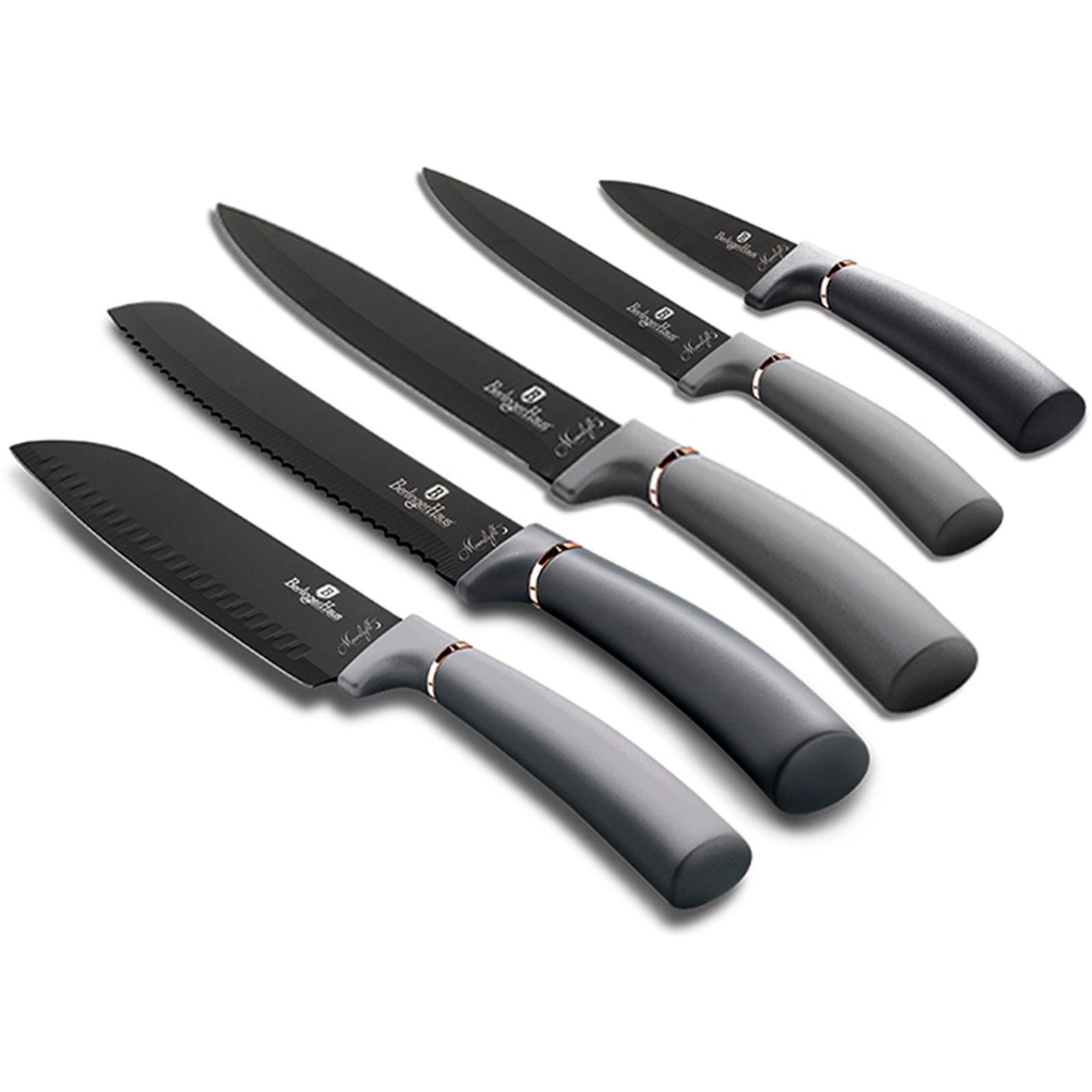 Set de cuchillos 6 pcs  con soporte organizador magnético -1