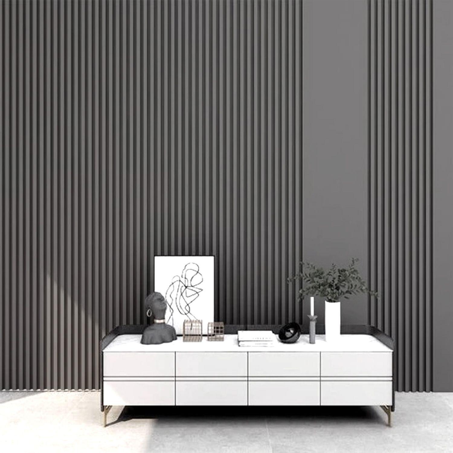 WALL PANEL PVC 10 PZS 3D 20x250 cm GRAFITO-1