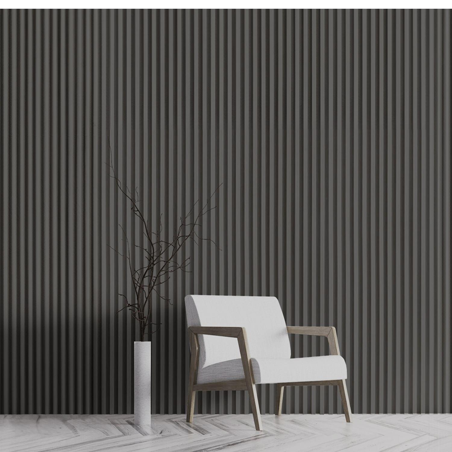 WALL PANEL PVC 10 PZS 3D 20x250 cm GRAFITO-2