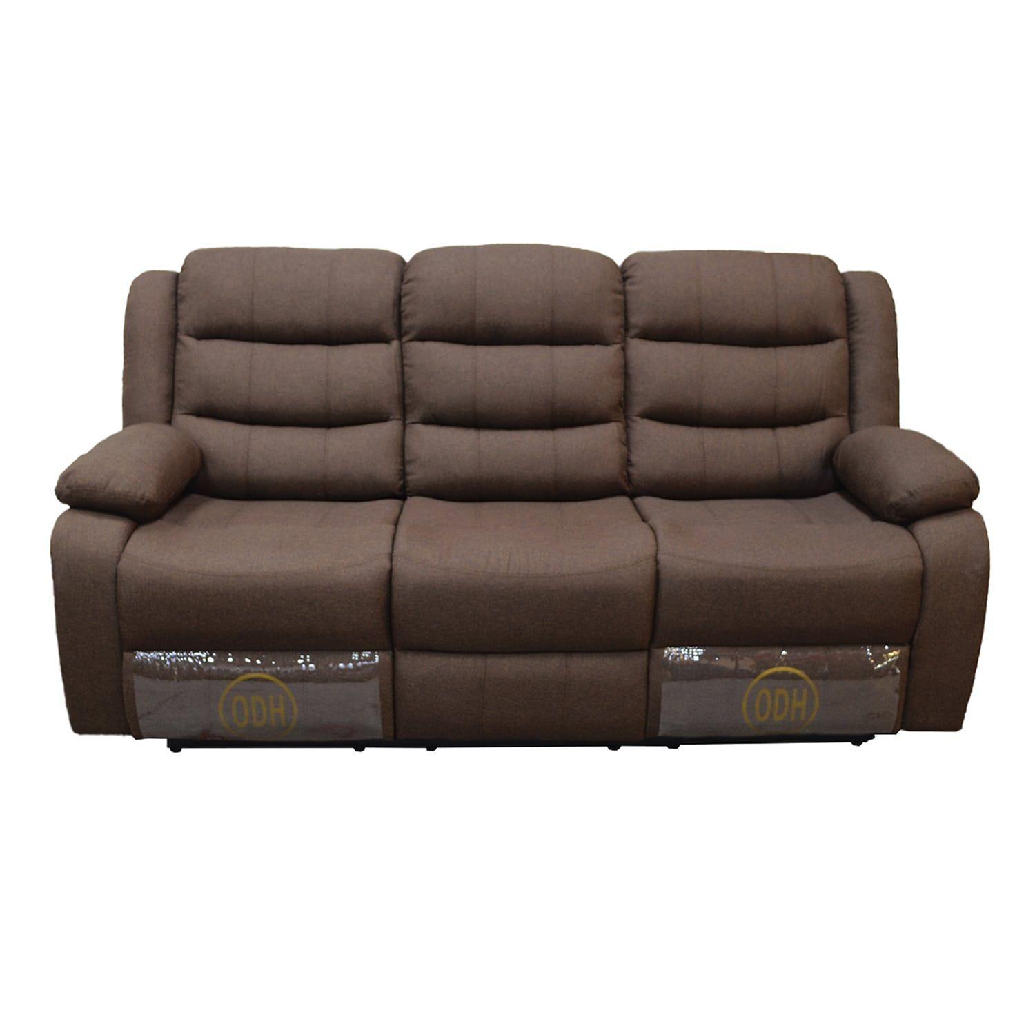 SOFA RECLINABLE 3 CUERPOS  ODH NEW ITALIA, COLOR CHOCOLATE-0