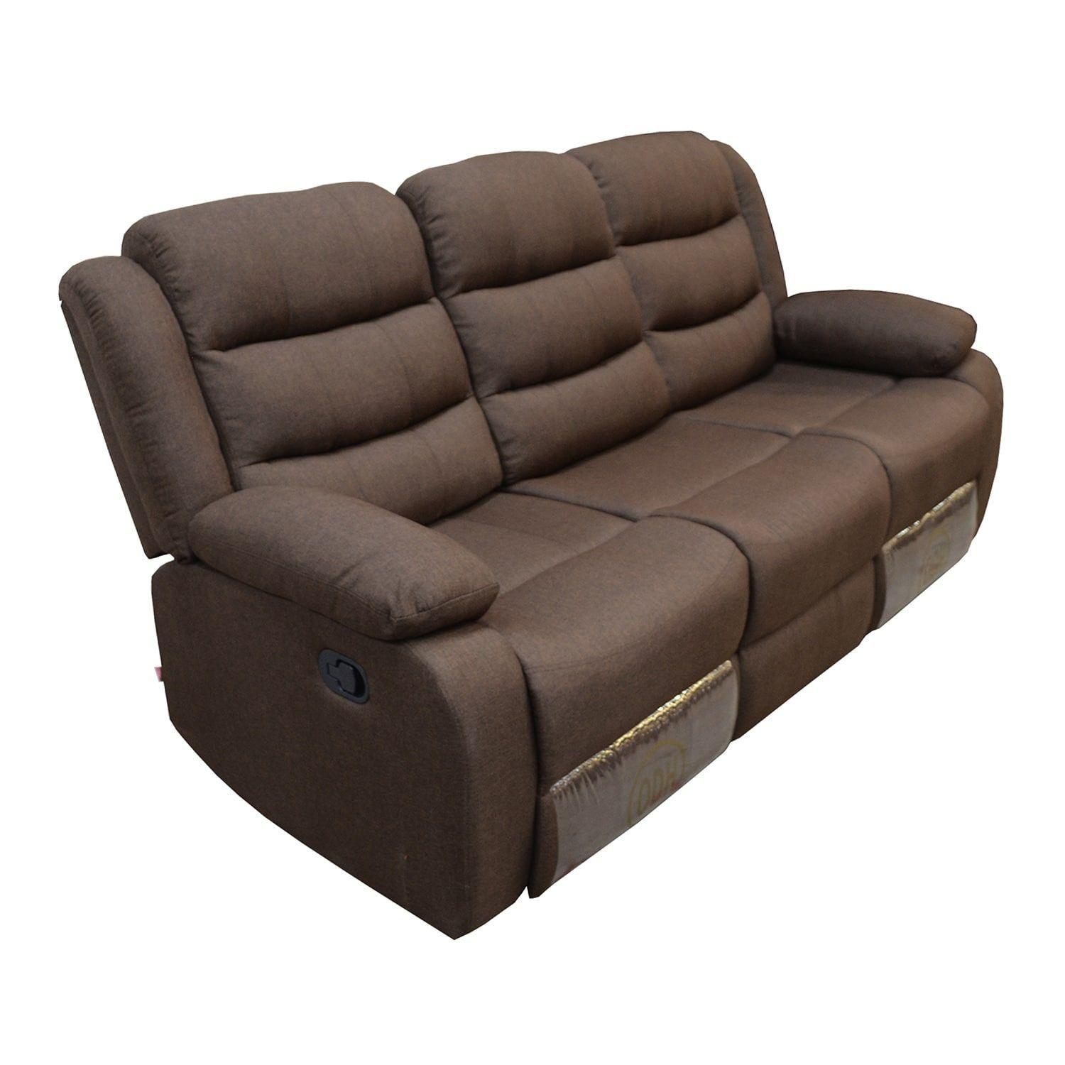 SOFA RECLINABLE 3 CUERPOS  ODH NEW ITALIA, COLOR CHOCOLATE-1