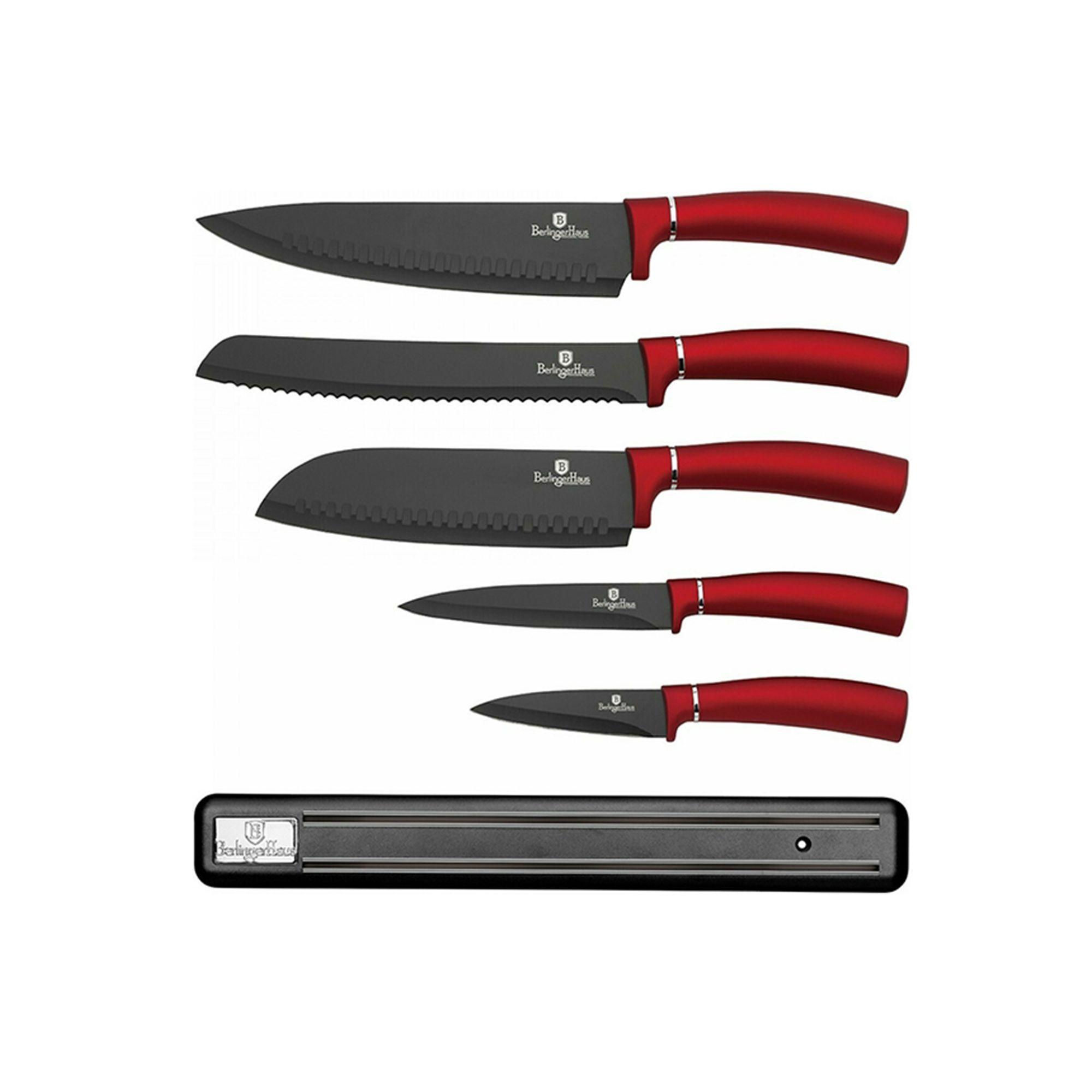 SET DE CUCHILLOS 5 PCS + BARRA MAGNETICA-2