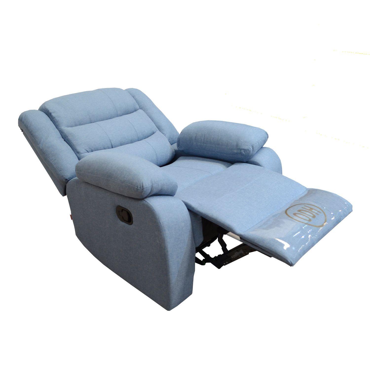 BERGER RECLINABLE ODH NEW ITALIA, COLOR JEANS-1