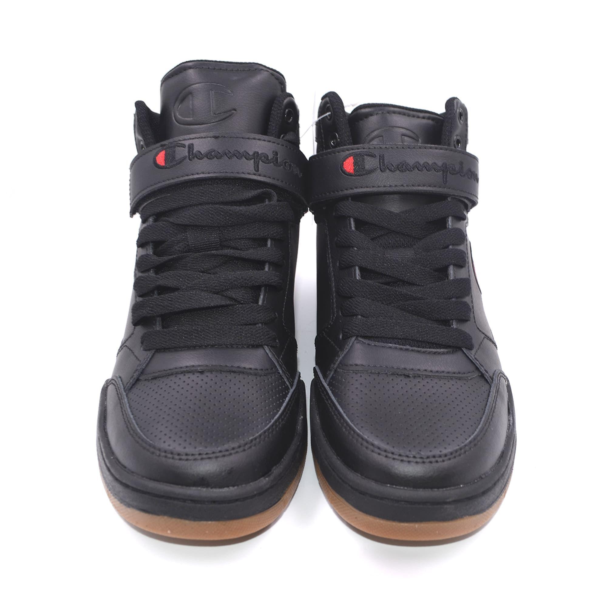 zapatilla champion Negra hombre con caña  -1