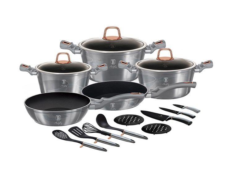Bateria de cocina 17 piezas full induccion  antihaderente-2