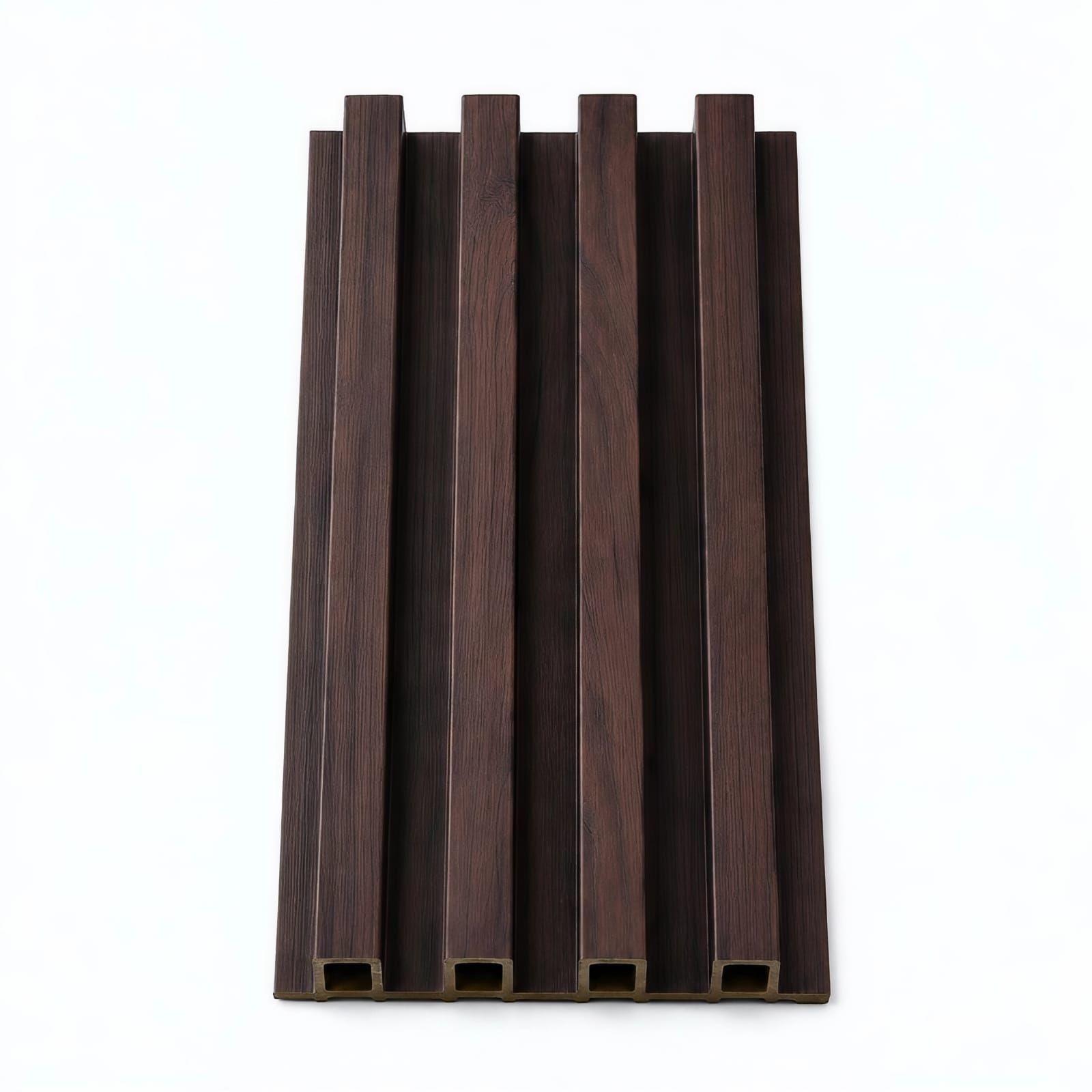 WALL PANEL PVC 10 PZS 3D 250X16 CM CAF OSCURO WP 26 NOGAL CAOBA-2