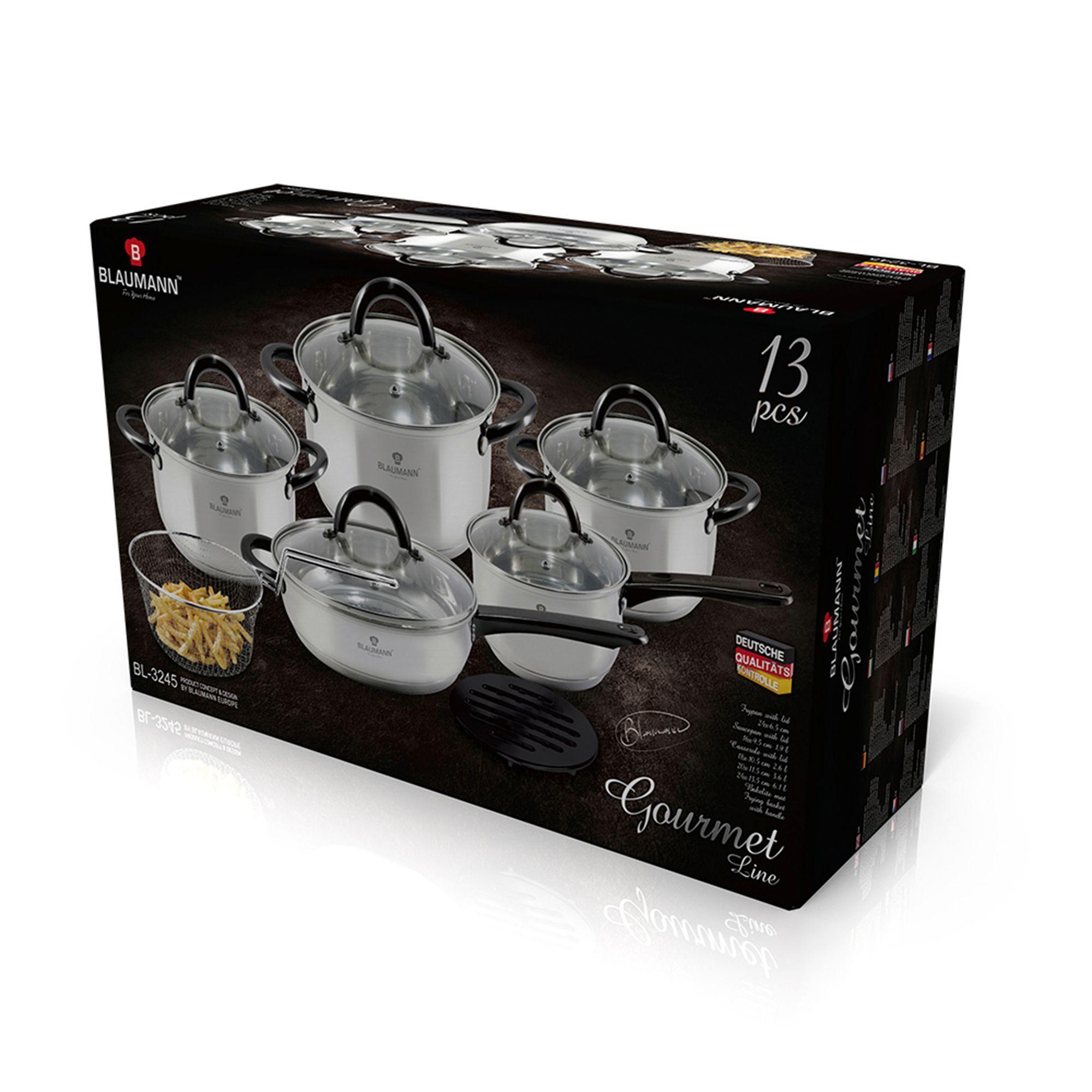 BATERIAS 13 PIEZAS LINEA GOURMET  ALEMANA-1