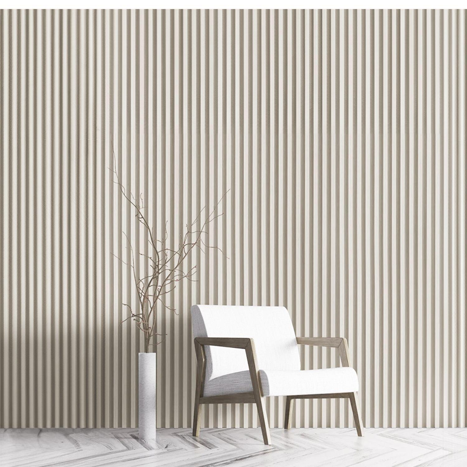 WALL PANEL PVC 10 PZS 3D 20x250 cm BEIGE-2