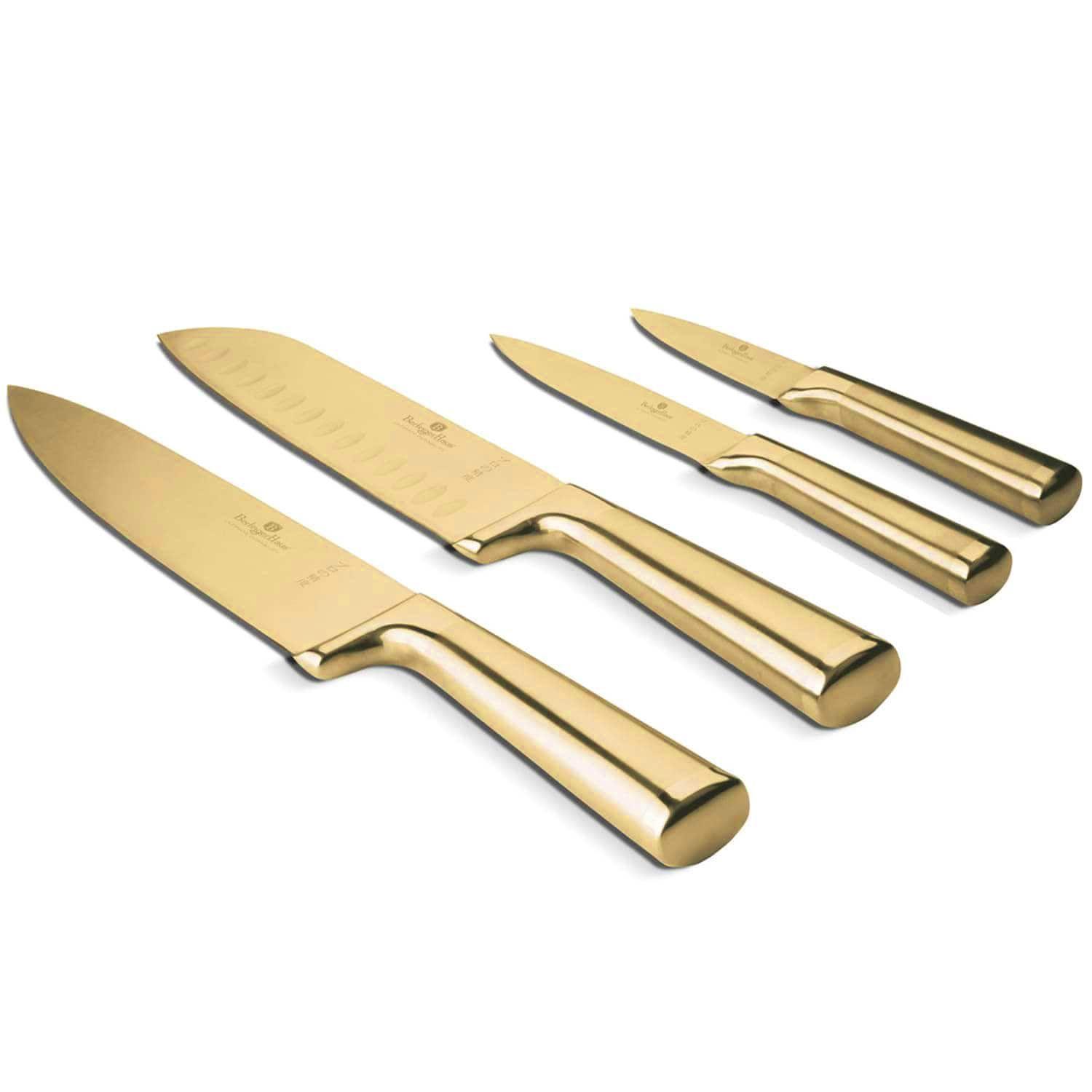 SET DE CUCHILLOS 5 PZS LEONARDO COLLECTION ACERO INOXIDABLE-0