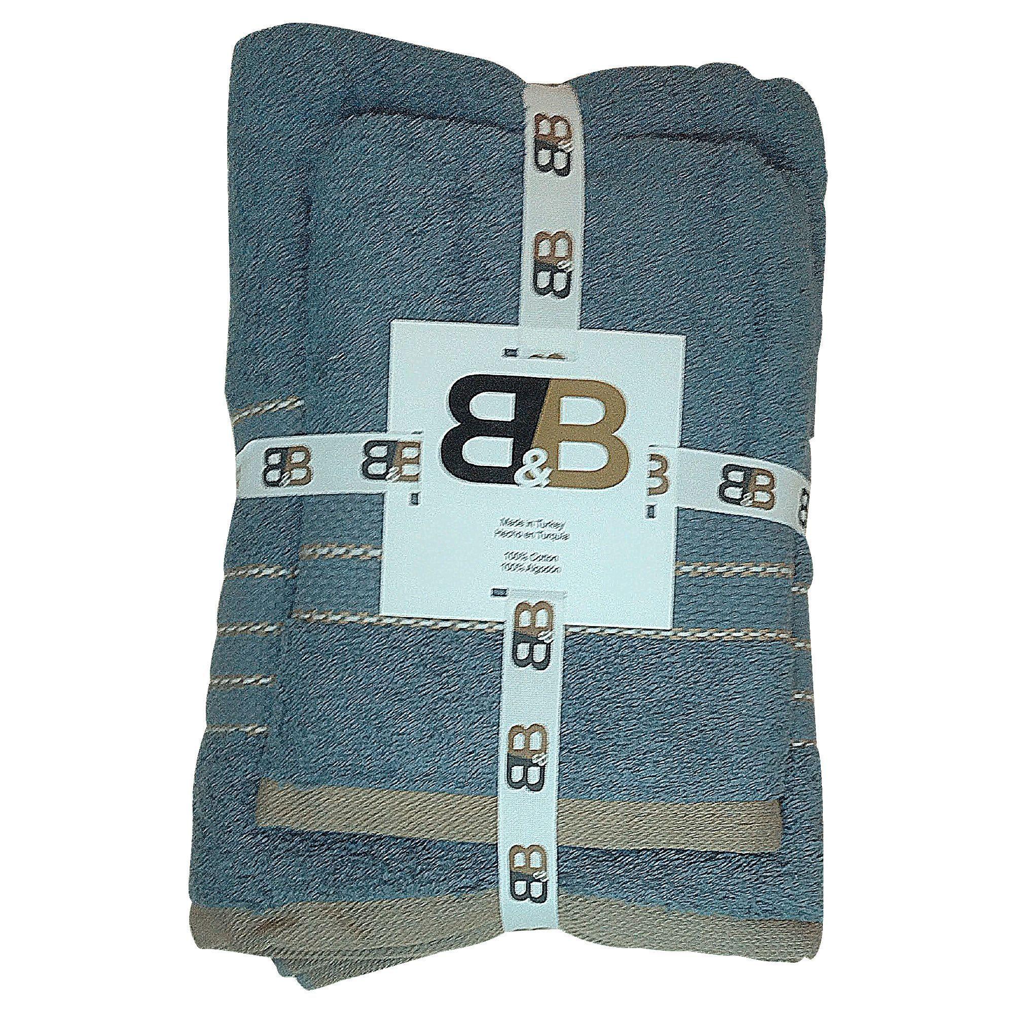 Toalla de baño 2 unidades 100% algodon GRIS /Marron-2