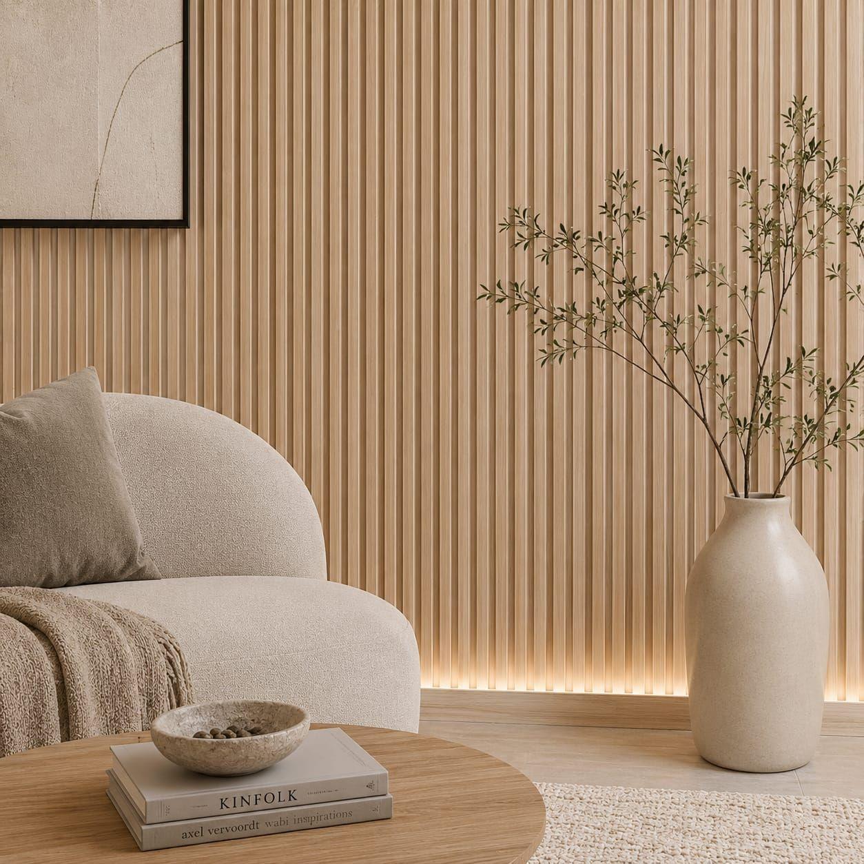 WALL PANEL PVC 10 PZS 3D 250X16 CM BEIGE WP 19 ALMENDRA-3