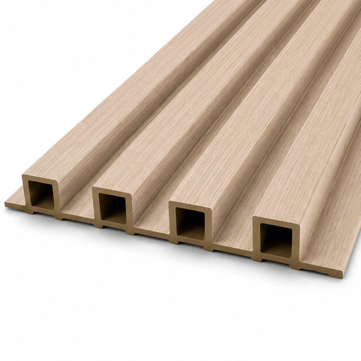 WALL PANEL PVC 10 PZS 3D 250X16 CM BEIGE WP 19 ALMENDRA-4