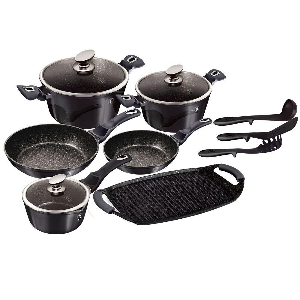 bateria de cocina 14 piezas  pro carbon-2