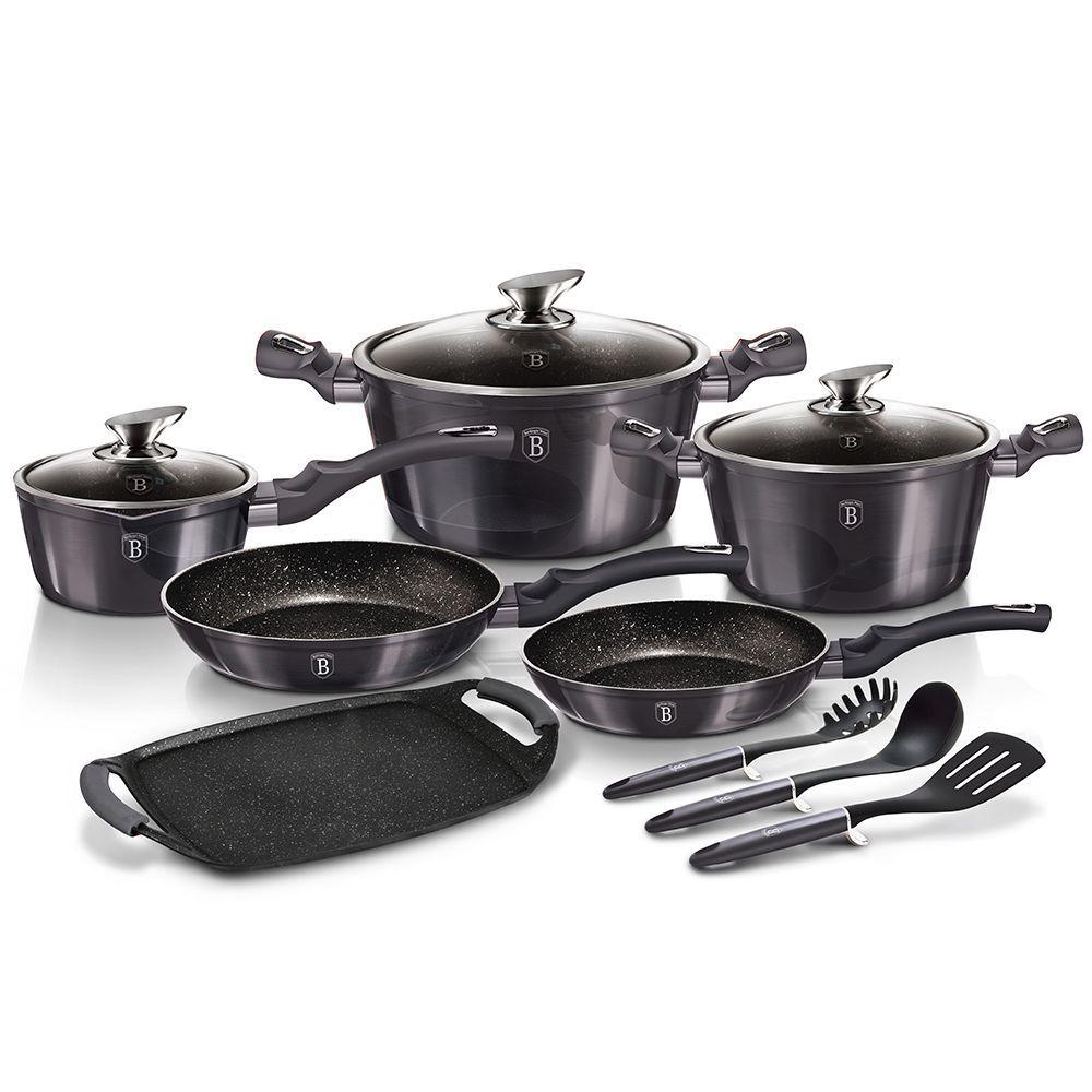 bateria de cocina 14 piezas  pro carbon-1