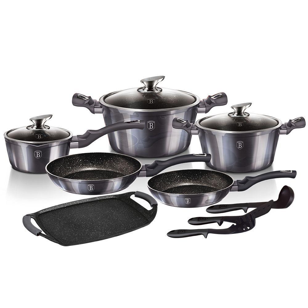 bateria de cocina 14 piezas  pro carbon-3