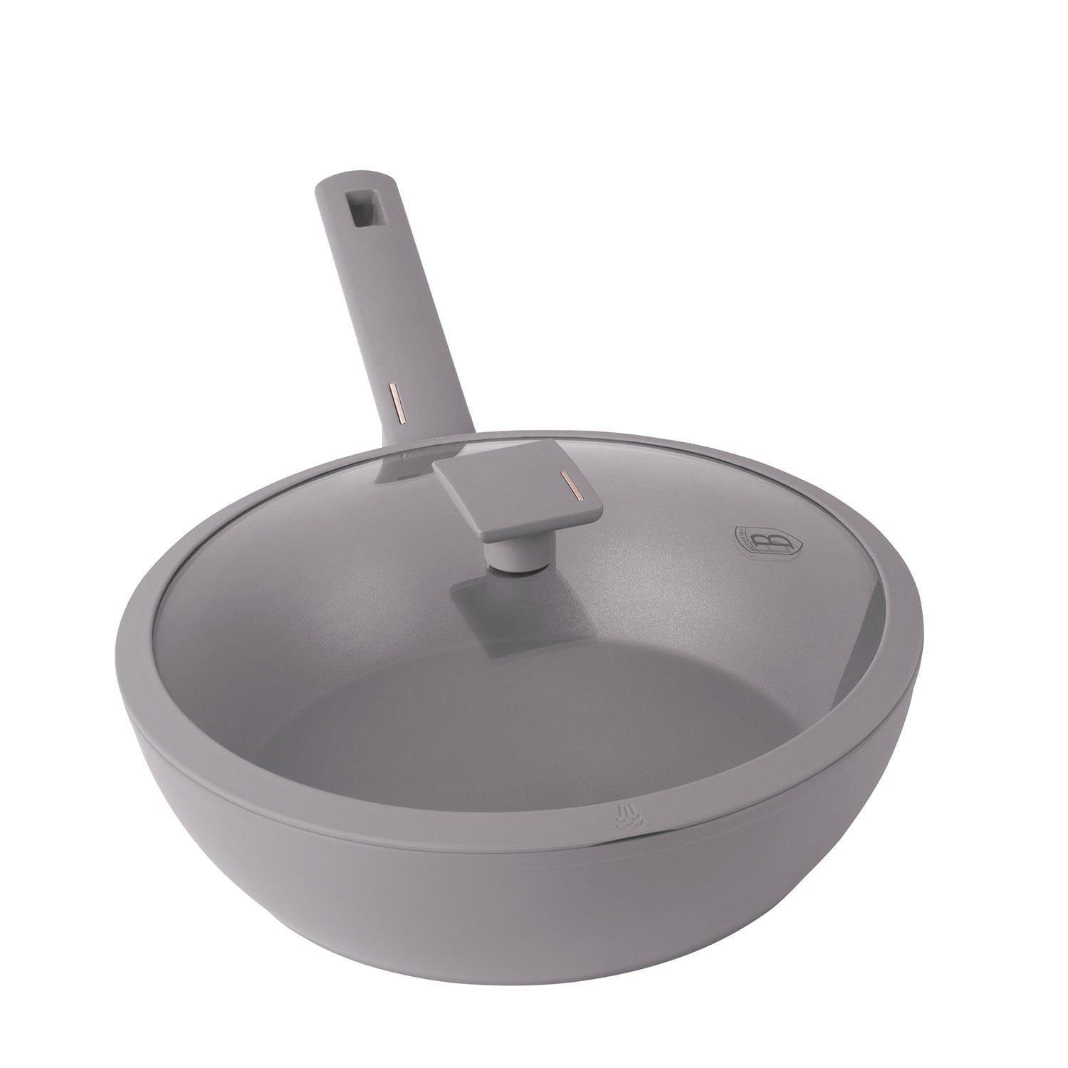 WOK CON TAPA 28 CM TAUPE COLLECTION ANTIADHERENTE  3,2 LTS-2