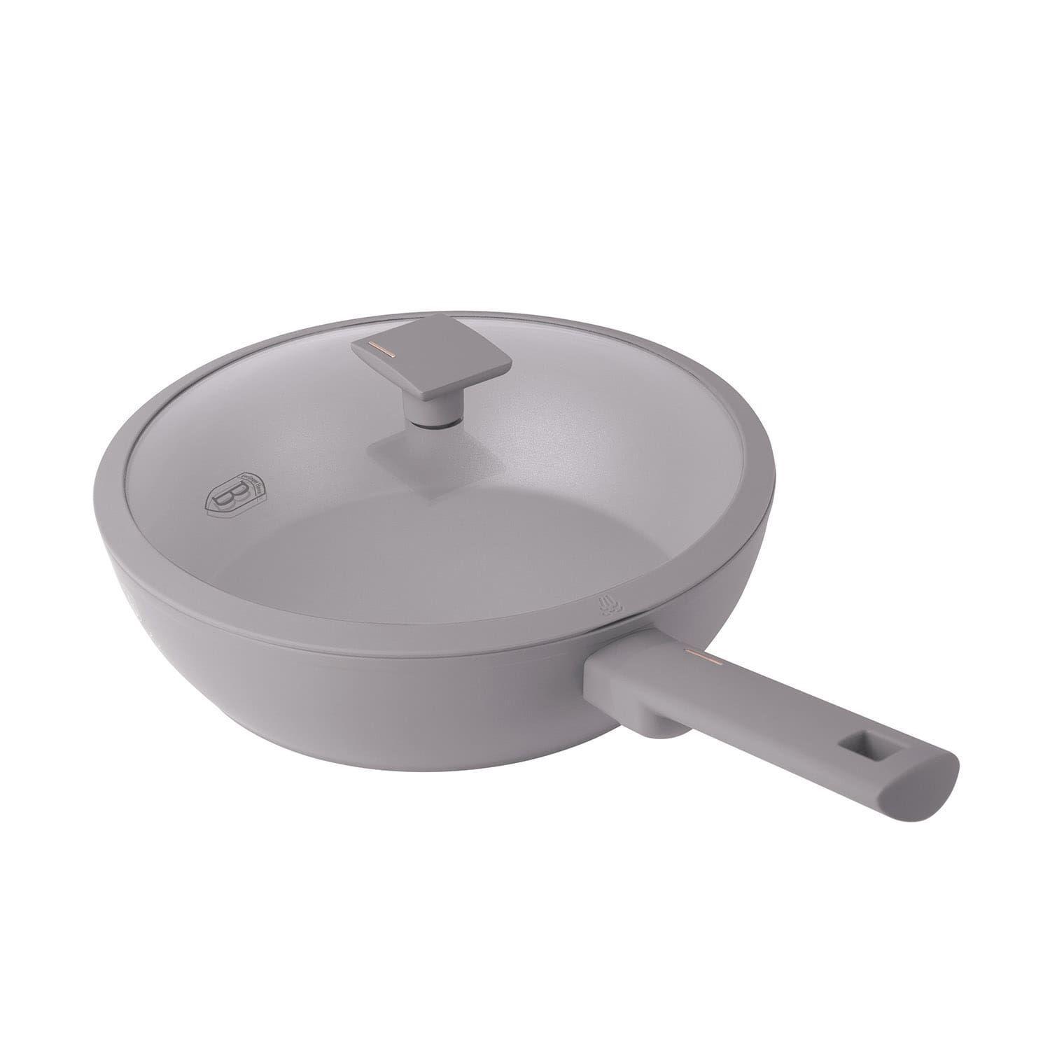 WOK DE 28 CM TAUPE COLLECTION ANTIADHERENTE  3,2 LTS-3