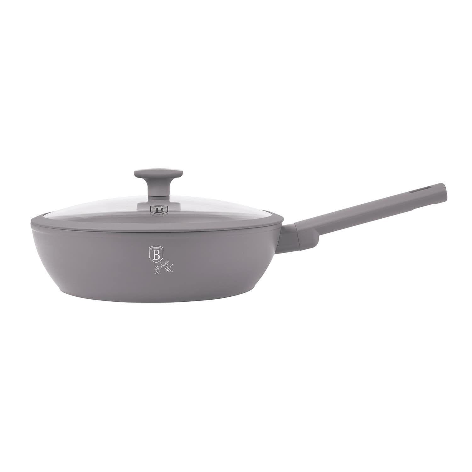 WOK DE 28 CM TAUPE COLLECTION ANTIADHERENTE  3,2 LTS-4