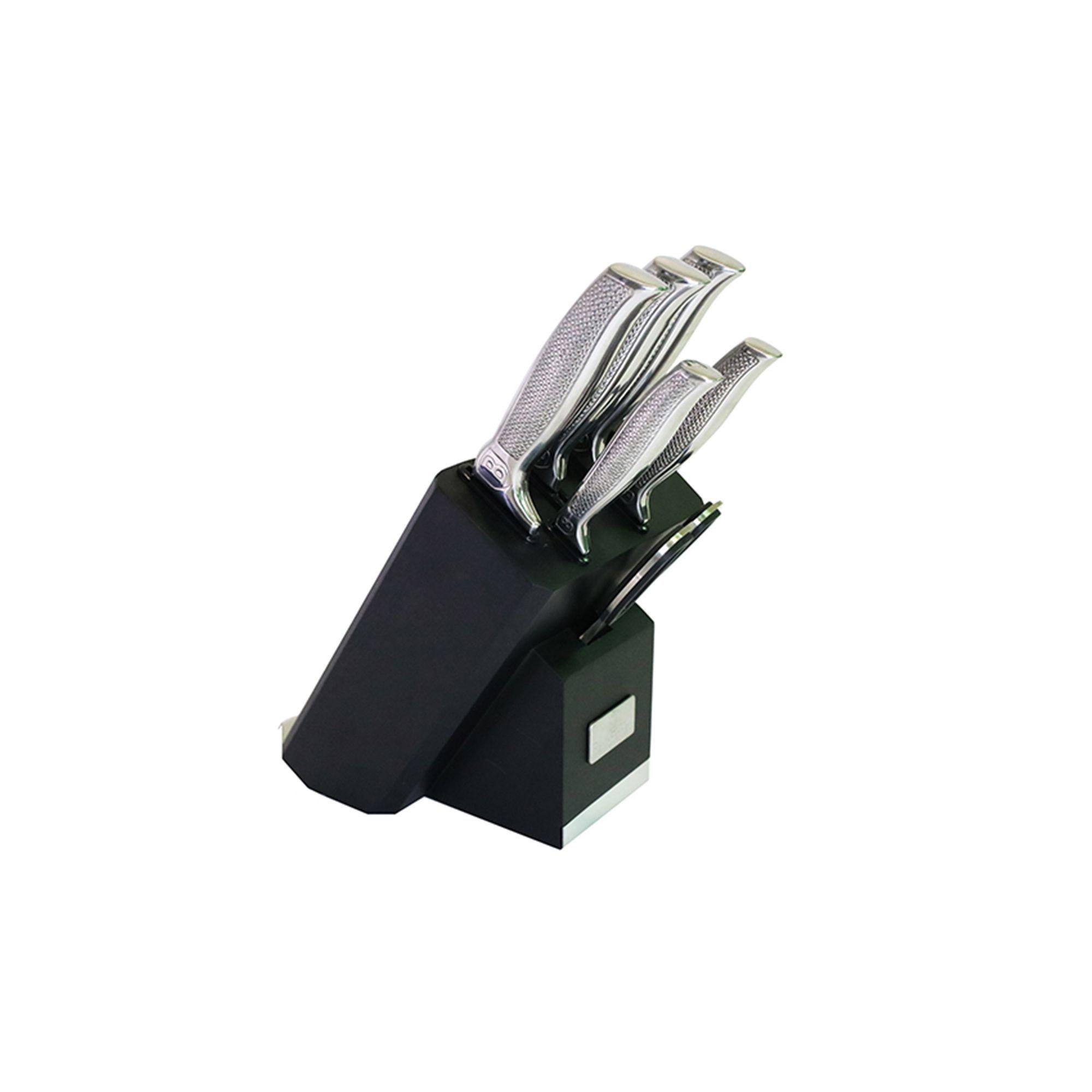  SET DE CUCHILLOS CON SOPORTE DE ACERO 8 PC-3