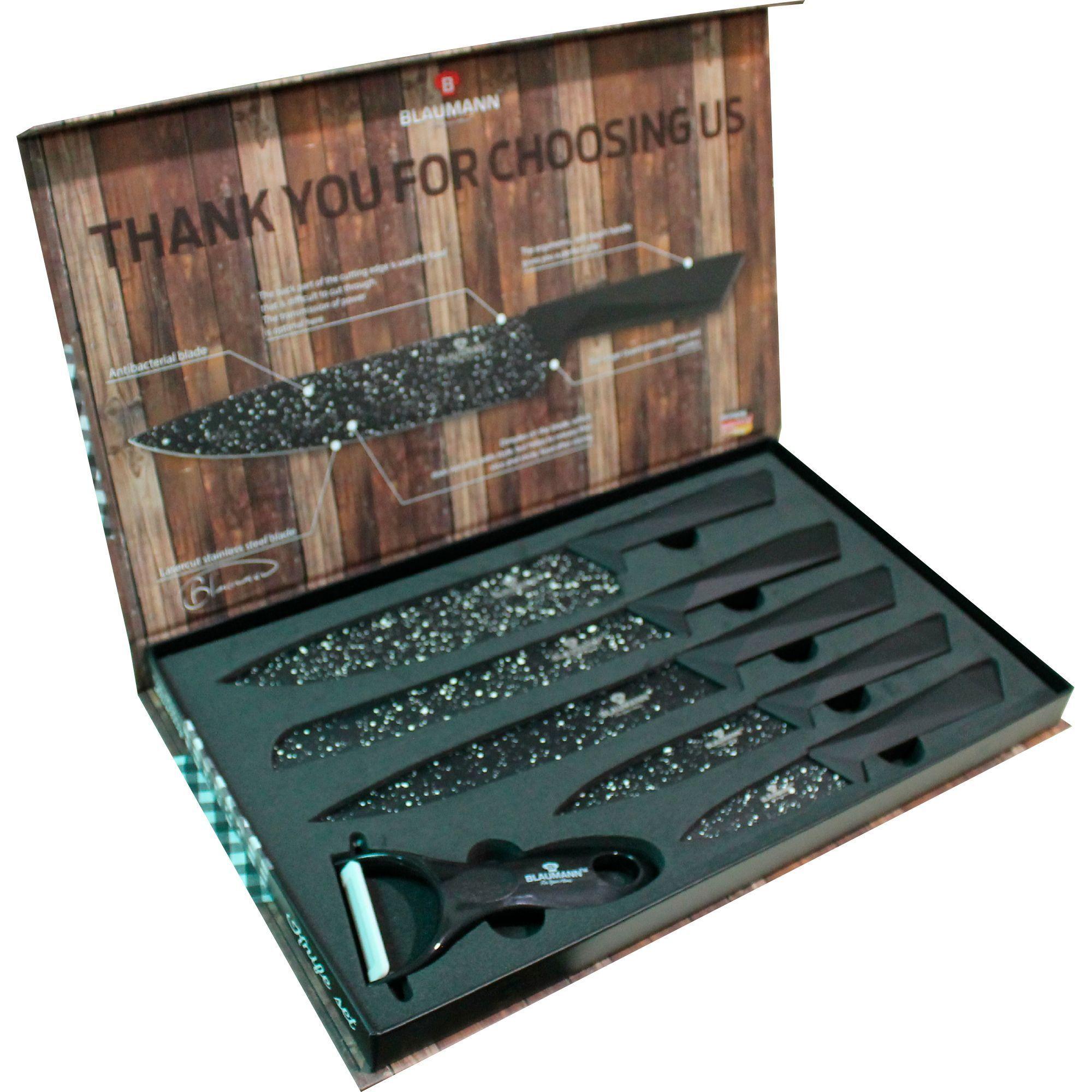 SET DE 6 PCS CUCHILOS CON REVESTIMIENTO DE MARMOL-3